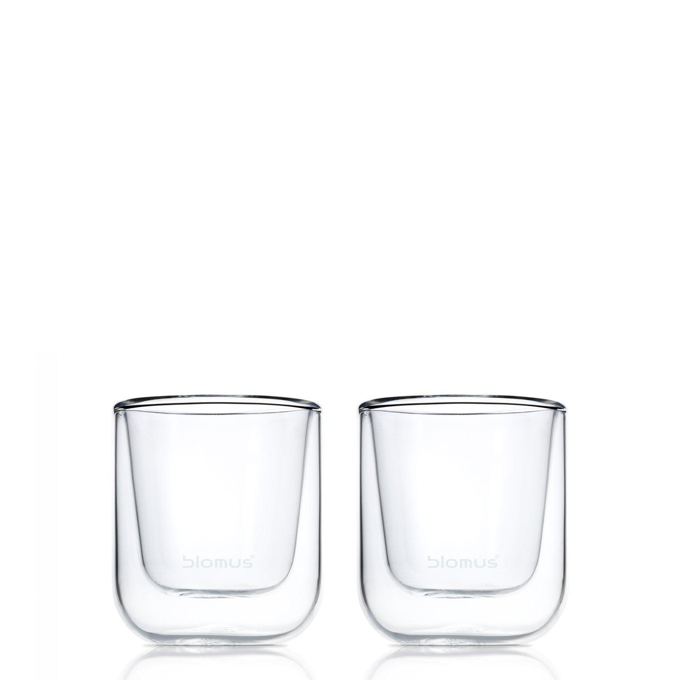 blomus Nero Thermogläser Espresso Gläser doppelwandig 80 ml 2er Set