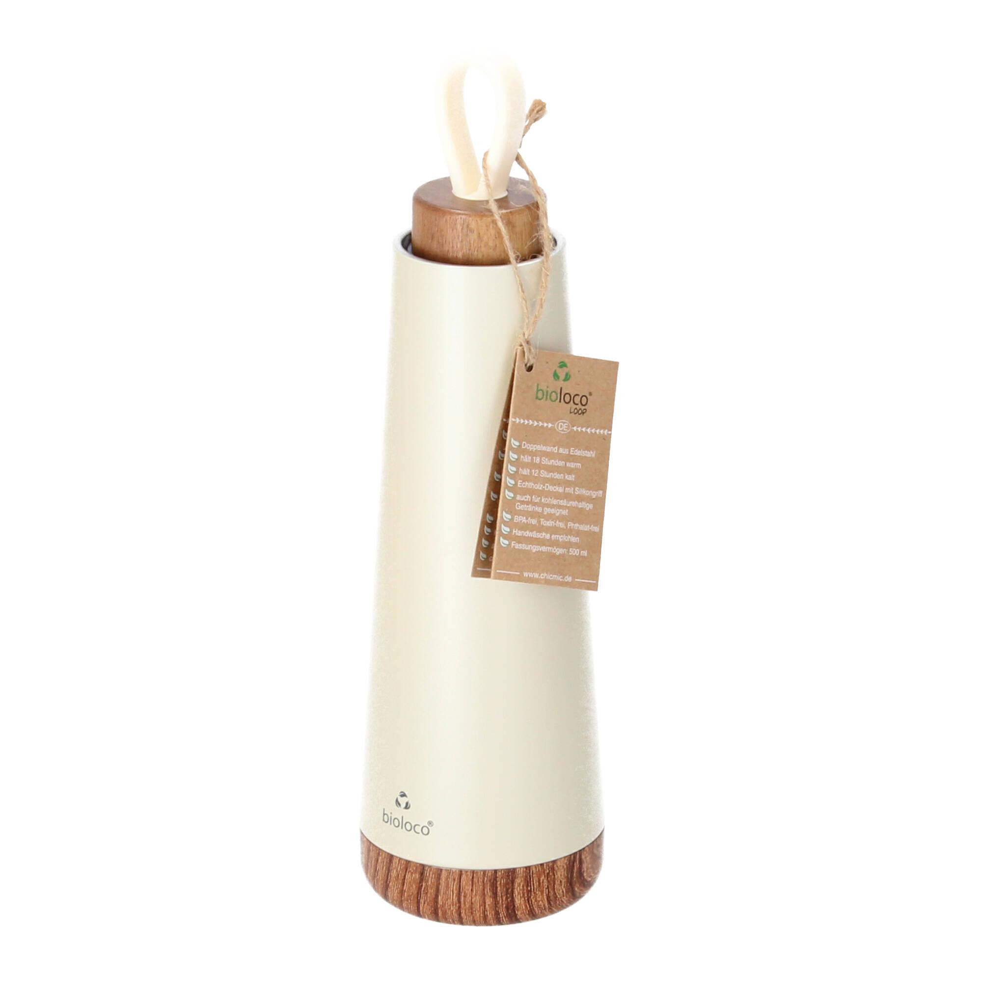 chic.mic bioloco loop Isolierflasche Thermosflasche pearl