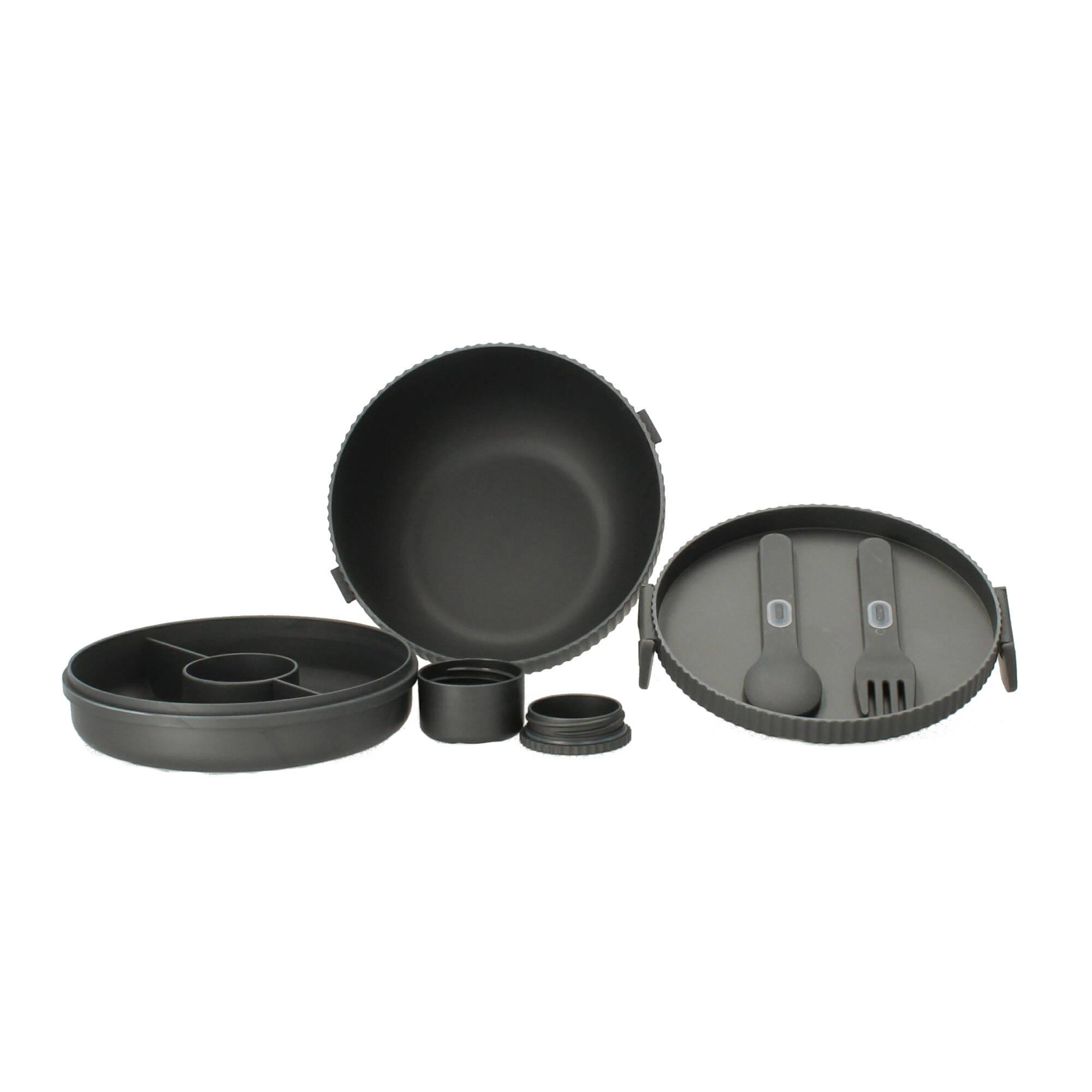 chic.mic bioloco plant deluxe bowl Lunchbox dark grey