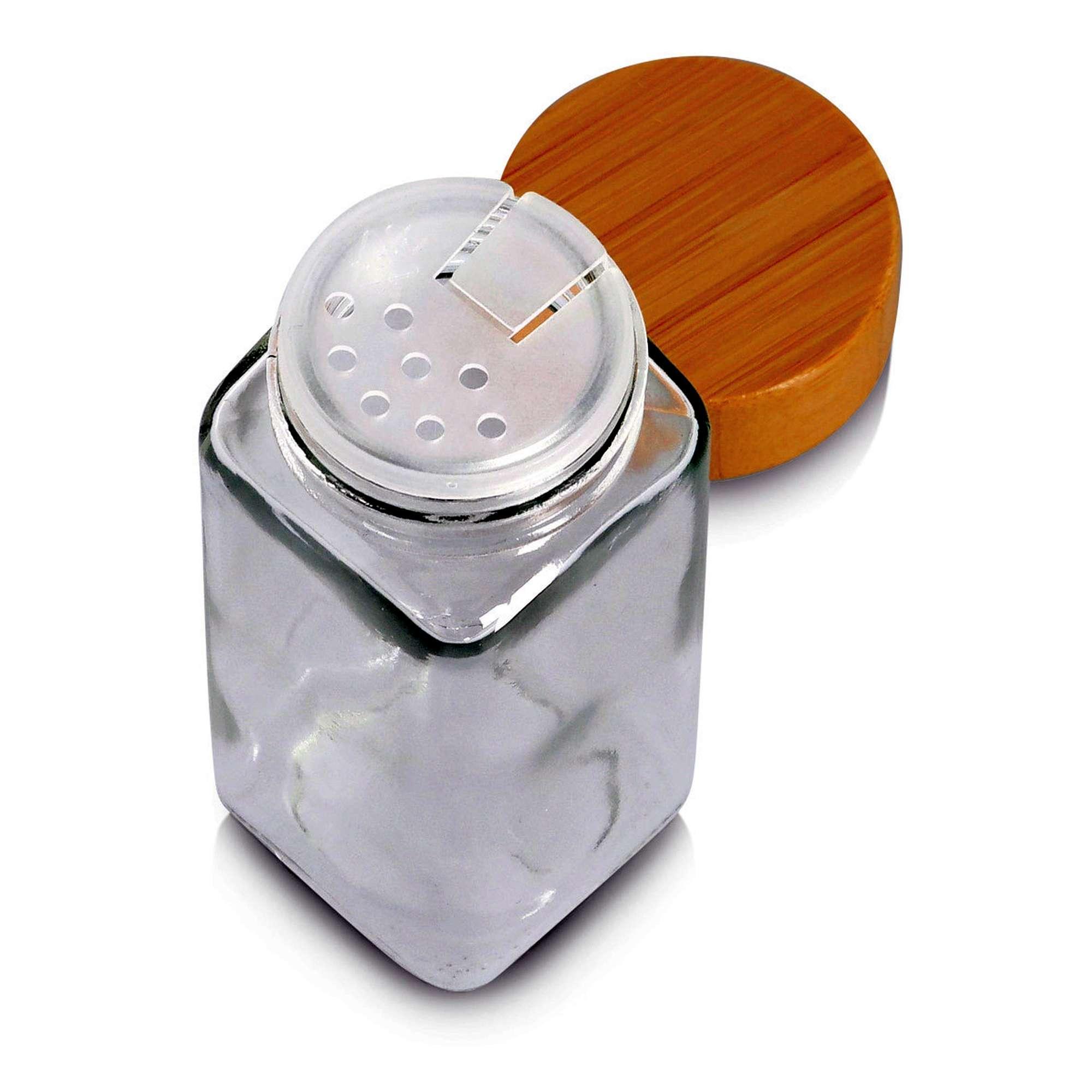 Zeller Present Gwürzglas quadratisch 120ml Bambusdeckel 19064 Zeller Present Gwürzglas quadratisch 120ml Bambusdeckel 19064