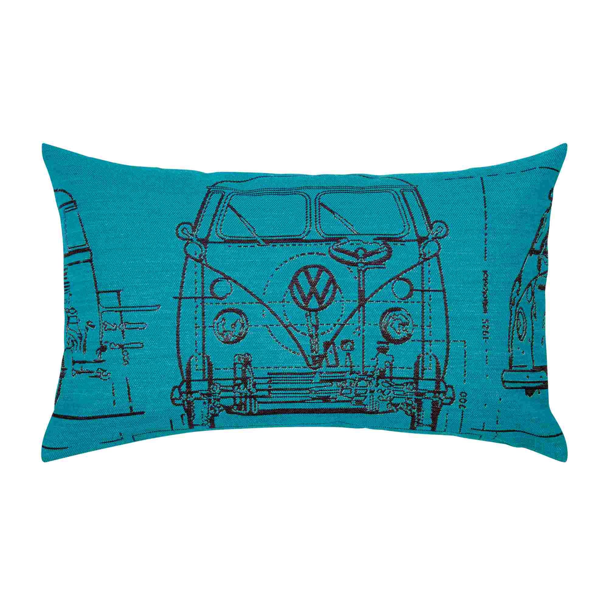 pad Kissenbezug VOLK 35x60cm blue K40-3560