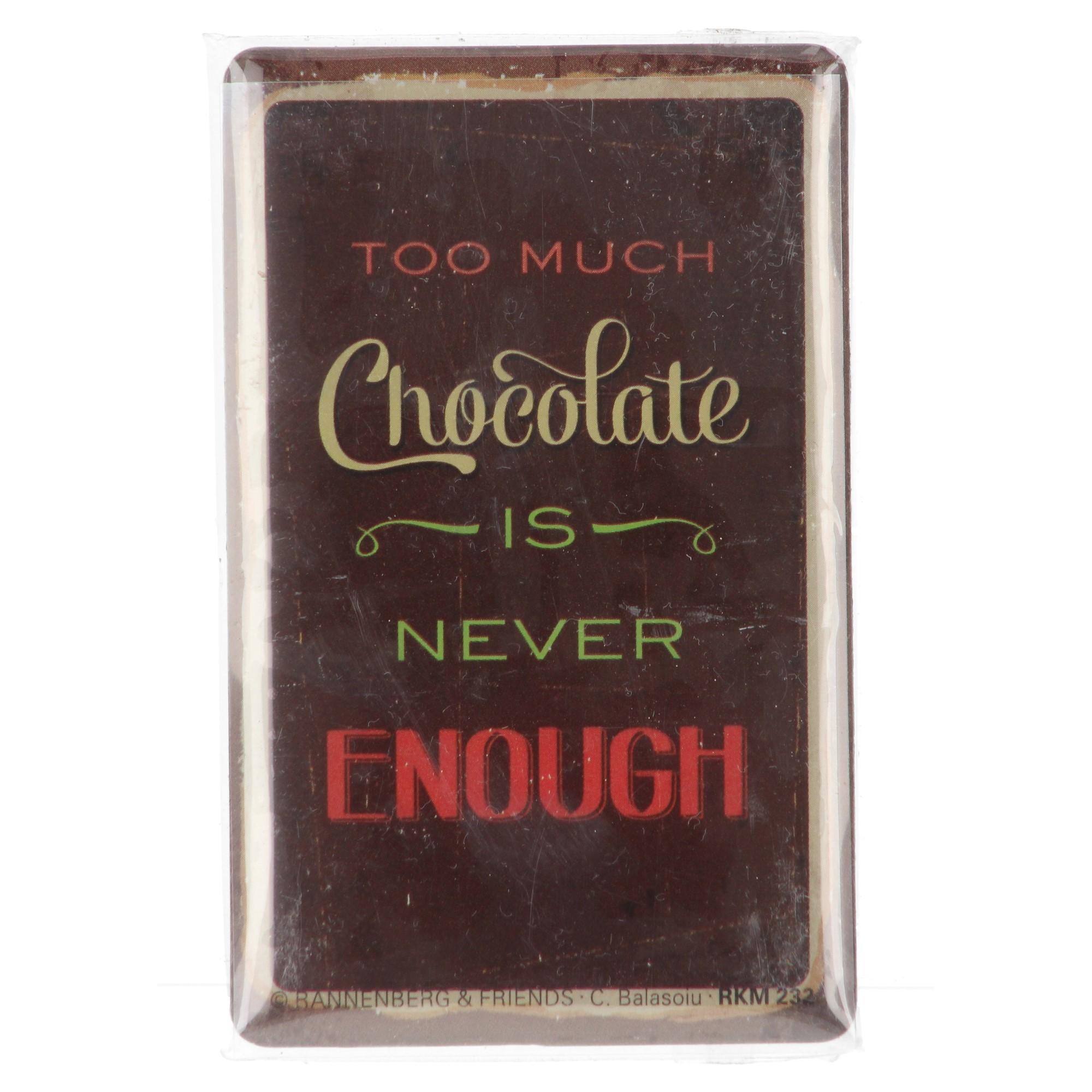 Rannenberg & Friends Kühlschrankmagnet Too much chocolate