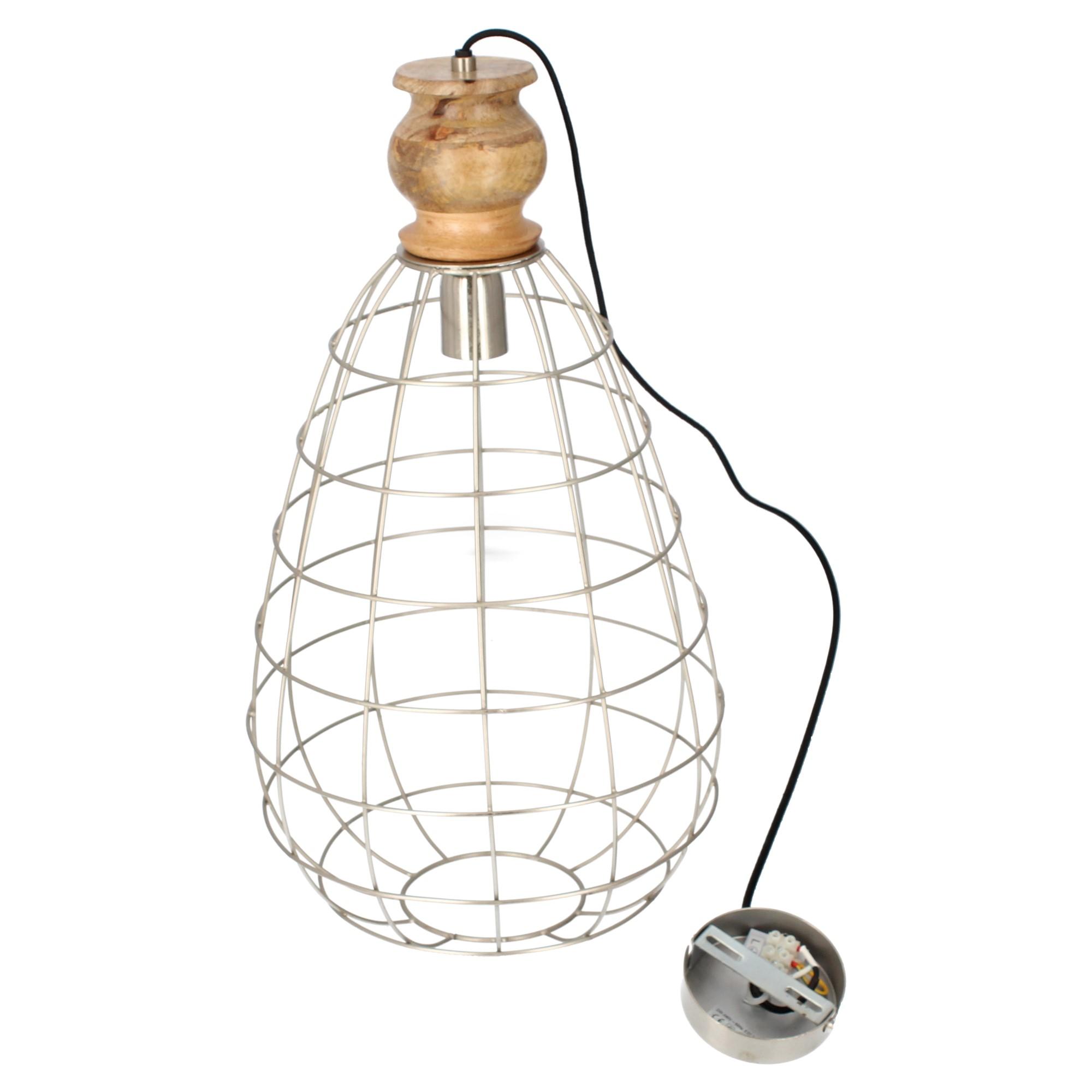 Henrik Steen Deckenlampe Drahtkorb Ei-Form