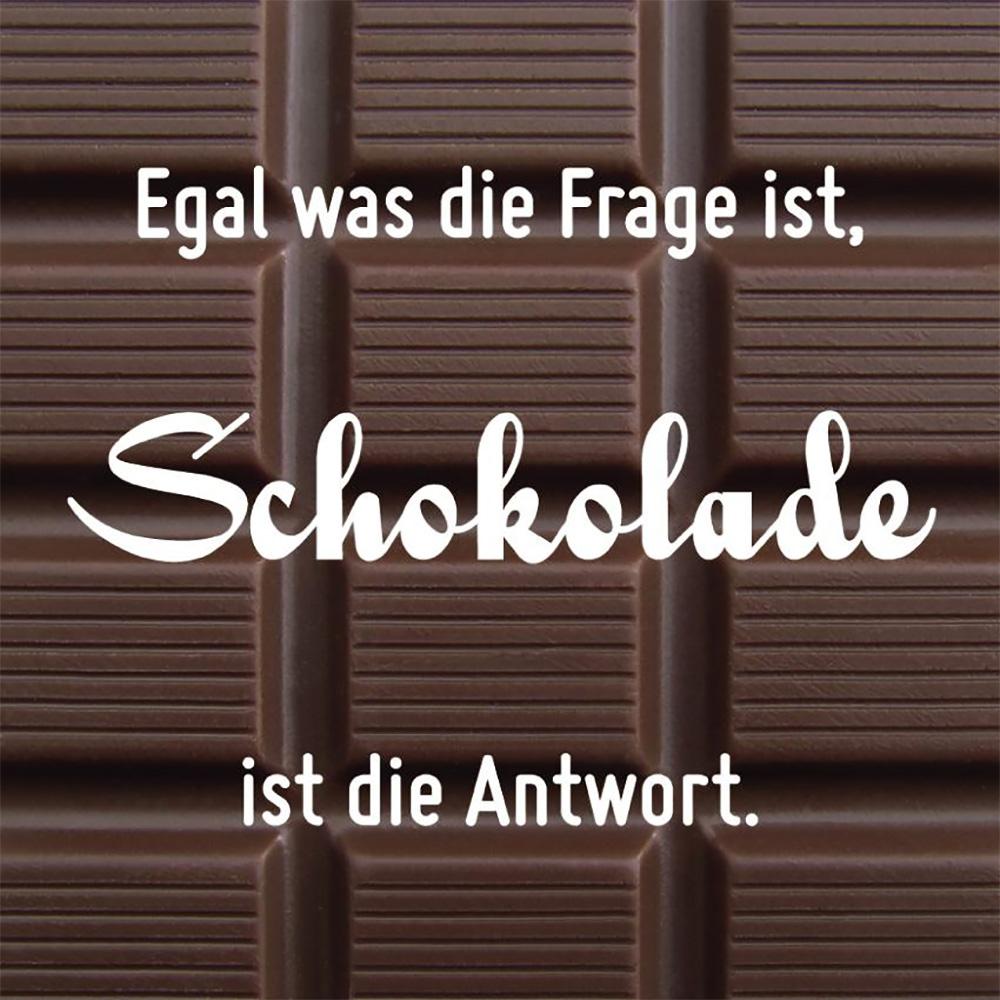 Sticky Jam Kühlschrankmagnet, Schokolade ist die Antwort, 10011506