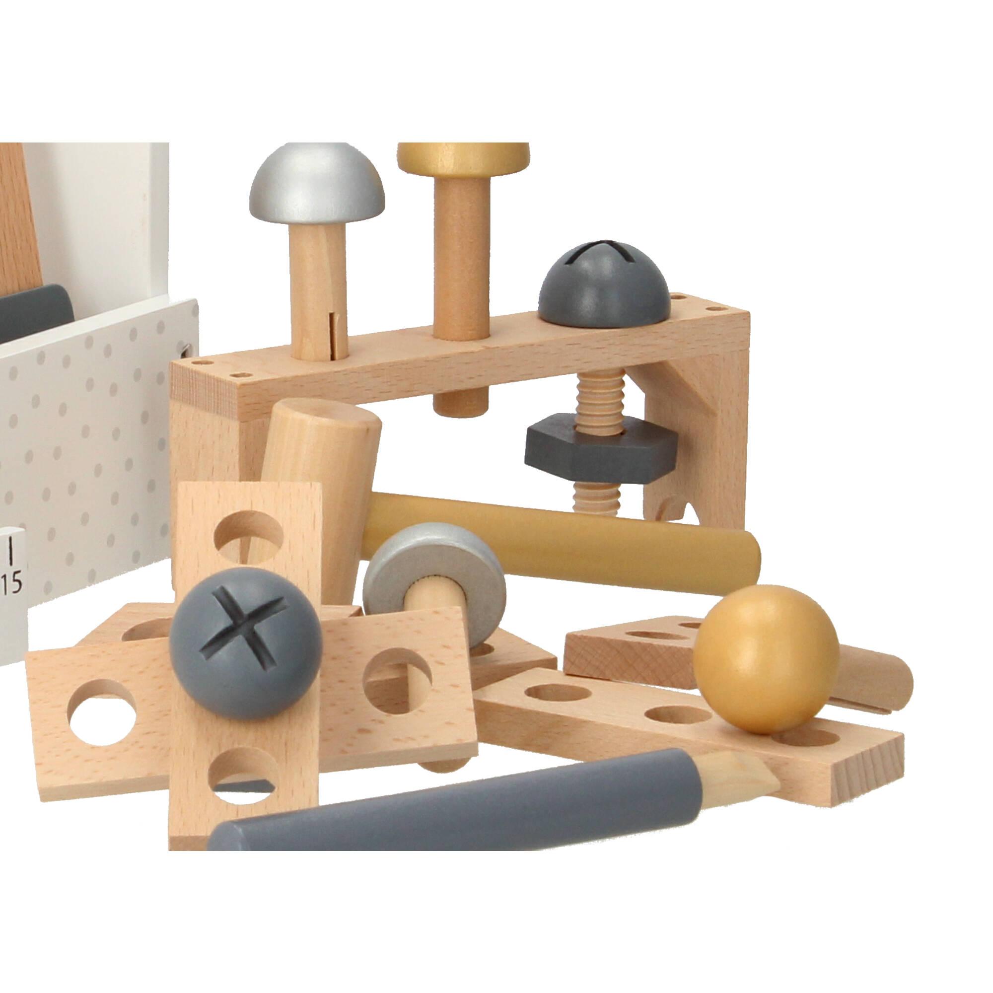 JaBaDaBaDo Werkzeugkiste Spielset Holzspielzeug Werkzeug 2+ JaBaDaBaDo Werkzeugkiste Spielset Holzspielzeug Werkzeug 2+