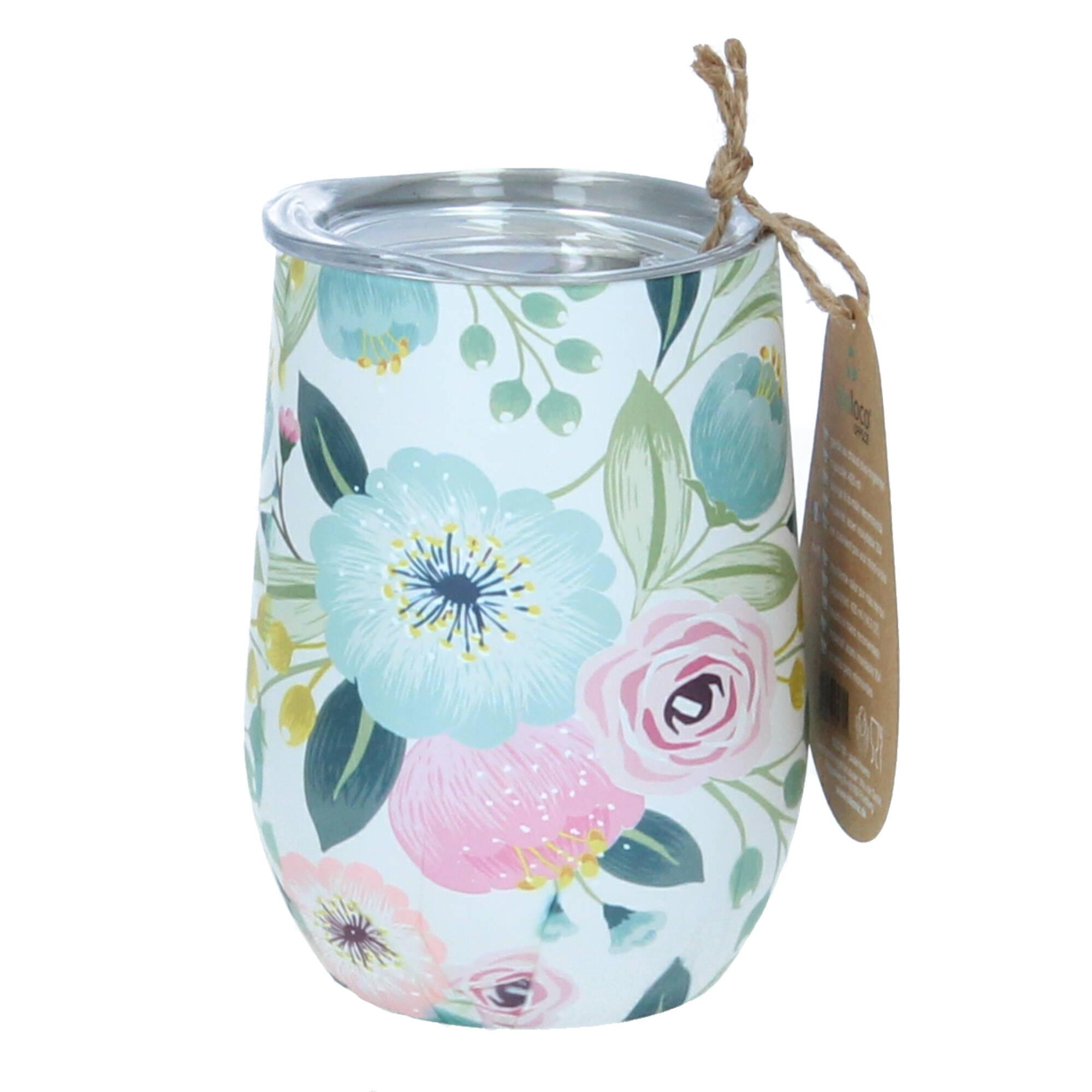 chic.mic Thermobecher Bioloco office pastel flowers 420 ml Edelstahl BEO100 chic.mic Thermobecher Bioloco office pastel flowers 420 ml Edelstahl BEO100