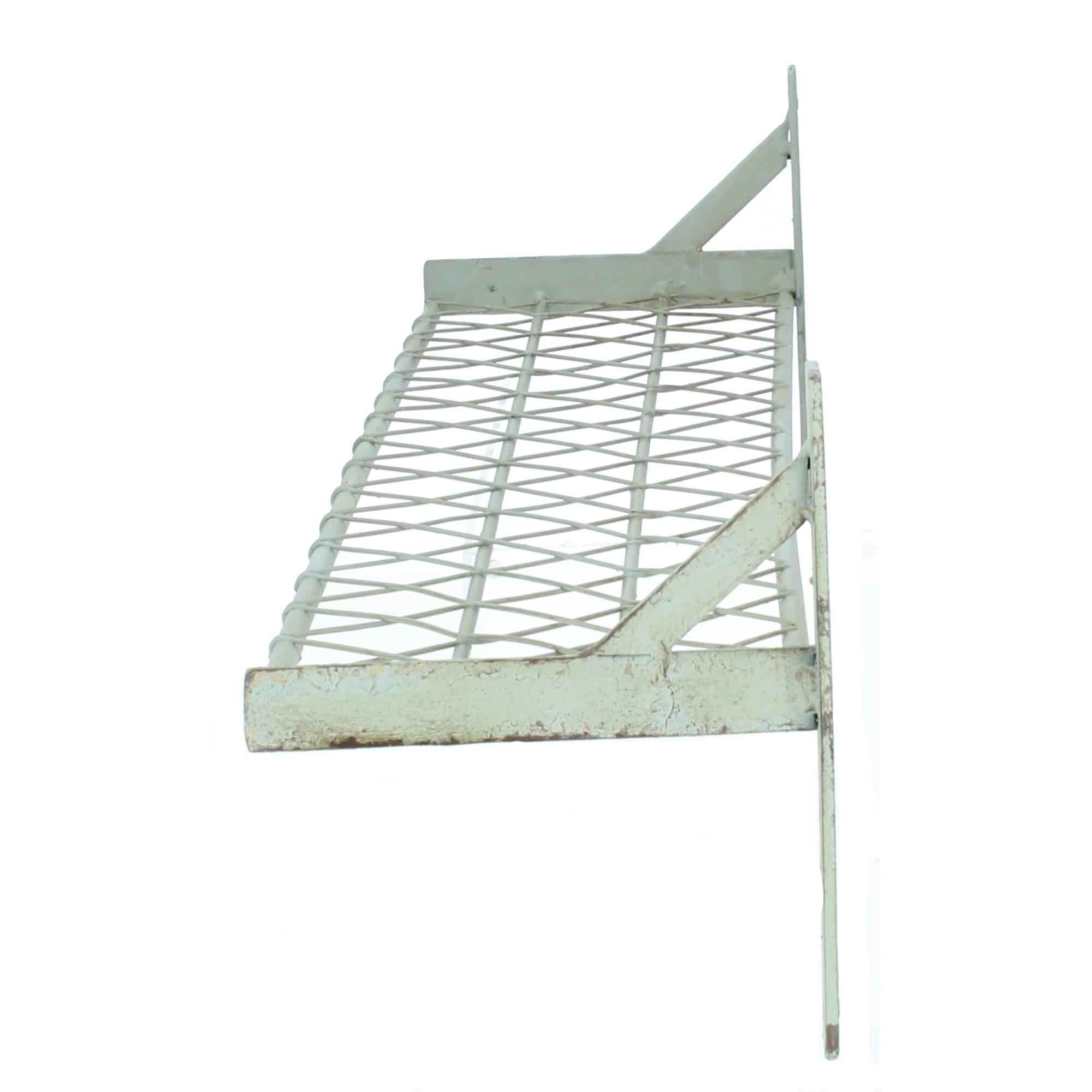 Chic Antique Wandregal Maschendraht 83 cm verte grün