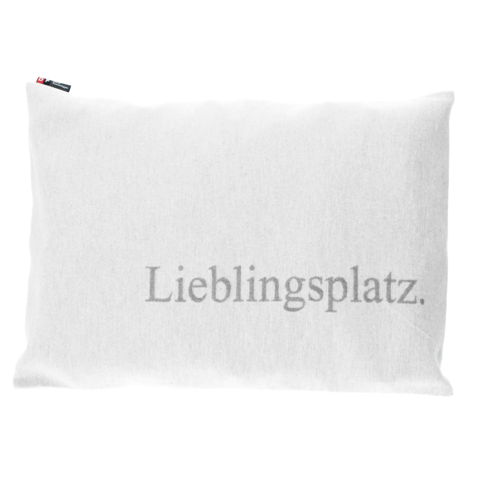 David Fussenegger Kissenhülle Silvretta Lieblingsplatz 60x40 cm rauch