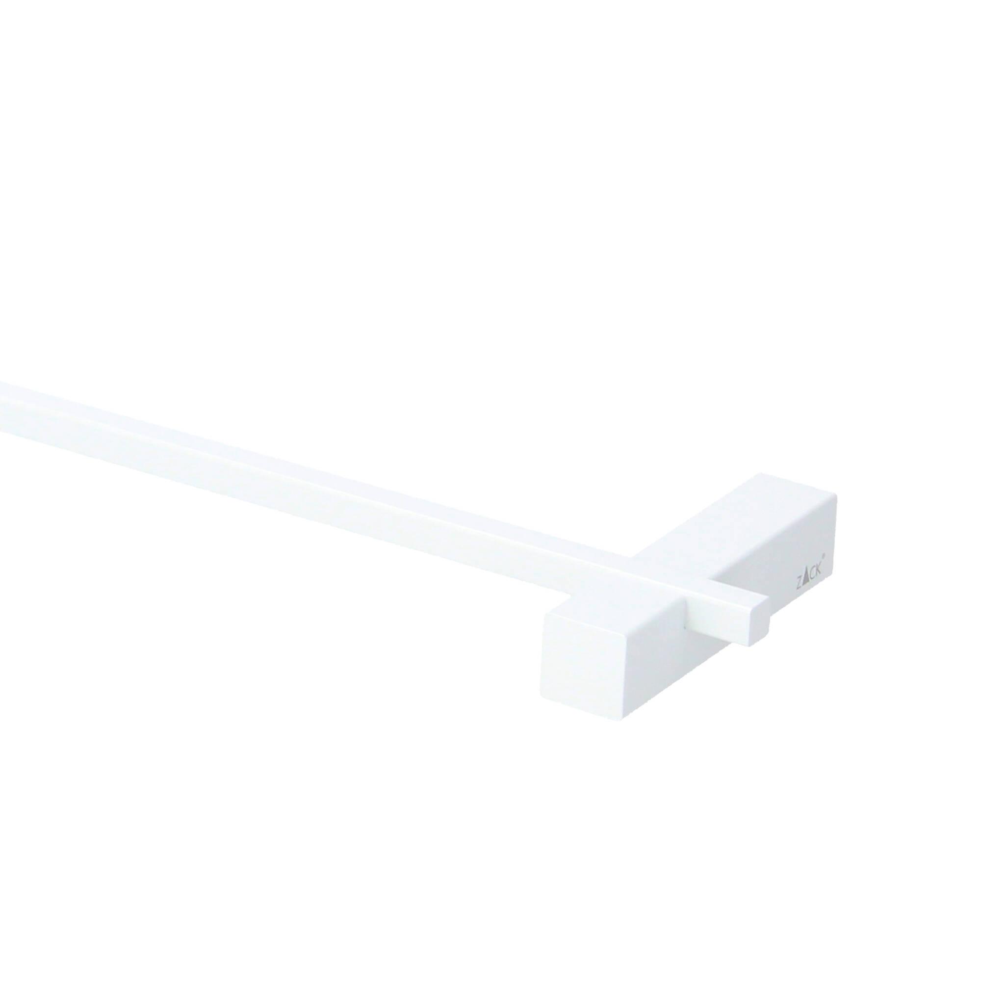 Zack Carvo Handtuchstange 51cm Edelstahl weiß