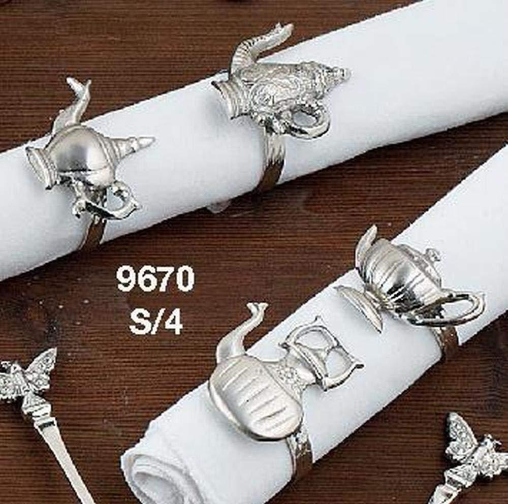 Hoff-Interieur Serviettenringe Kannen , 4er Set , 9670 Hoff-Interieur Serviettenringe Kannen , 4er Set , 9670