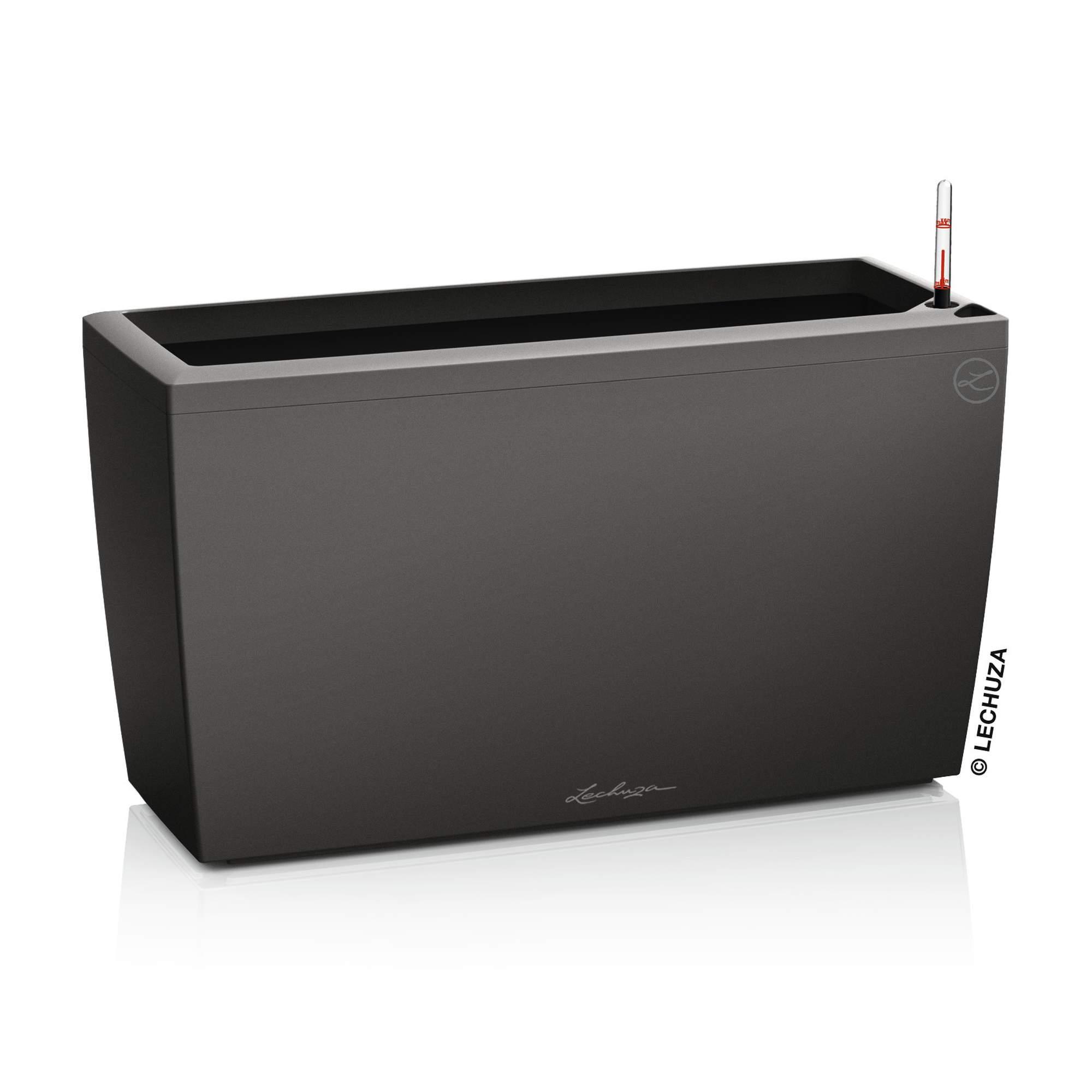 Lechuza Pflanzkübel groß Cararo anthrazit metallic