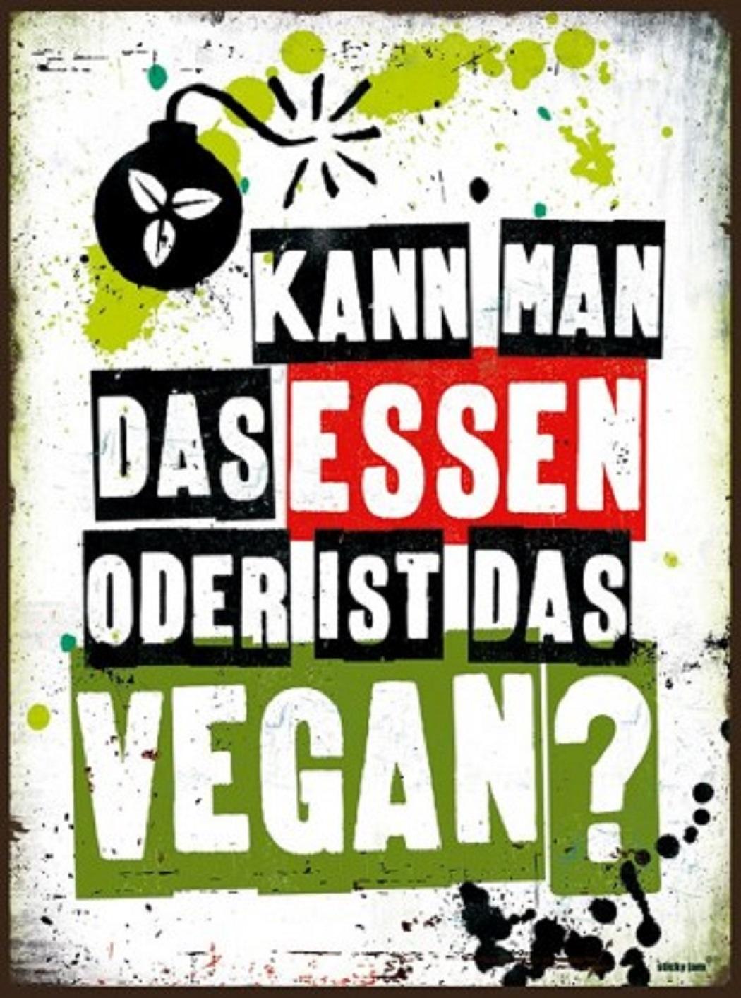 Sticky Jam Retro-Blechschild, Vegan, 50440511