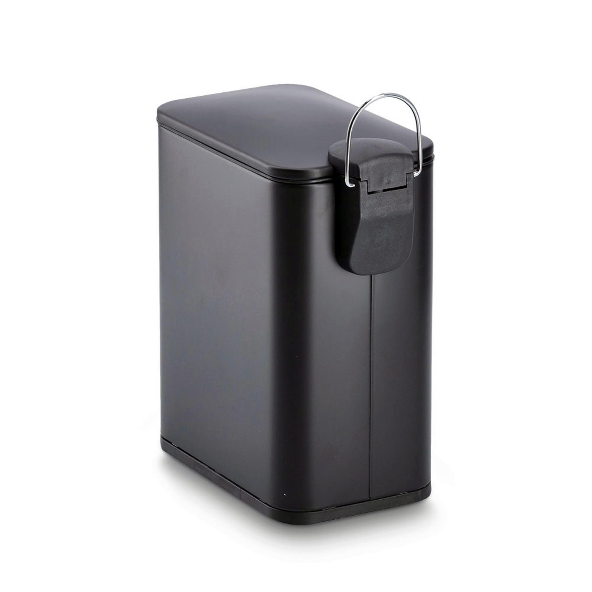 Zeller Treteimer 5L schwarz 28,3x14x29cm 18962 Zeller Treteimer 5L schwarz 28,3x14x29cm 18962