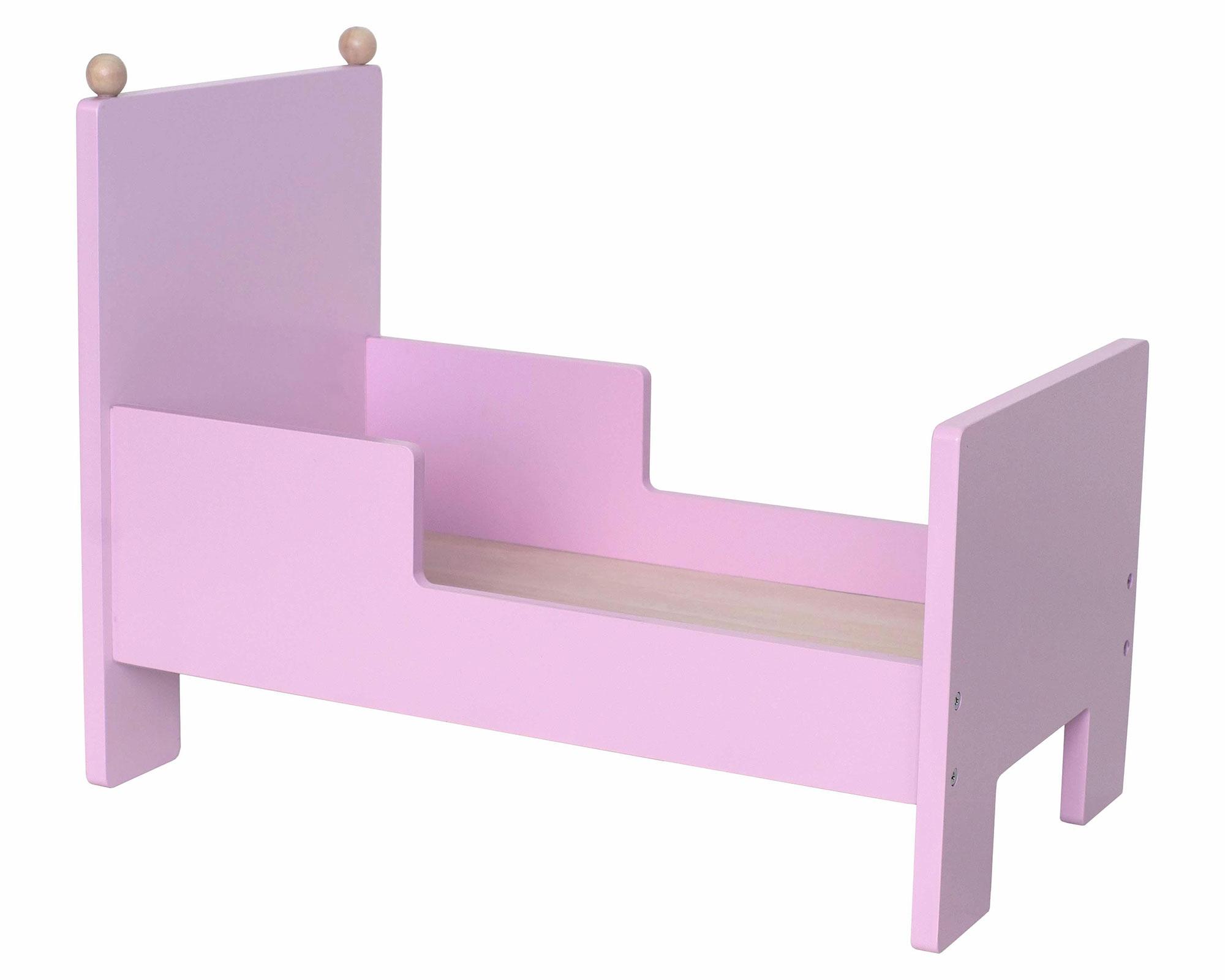 JaBaDaBaDo Puppenbett Puppenmöbel Holz rosa JaBaDaBaDo Puppenbett Puppenmöbel Holz rosa
