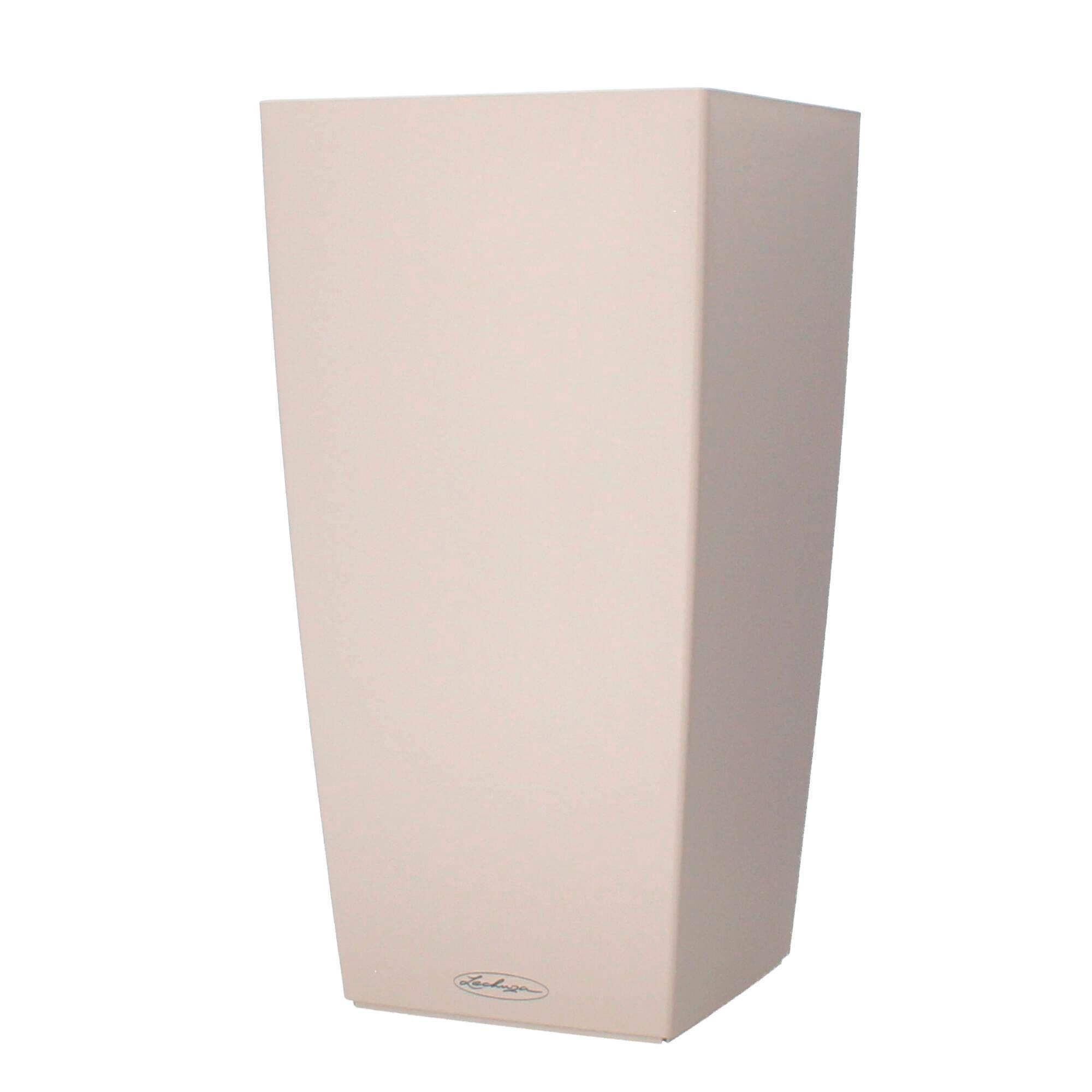 Lechuza Pflanzkübel hoch Cubico Color 30 sandbraun