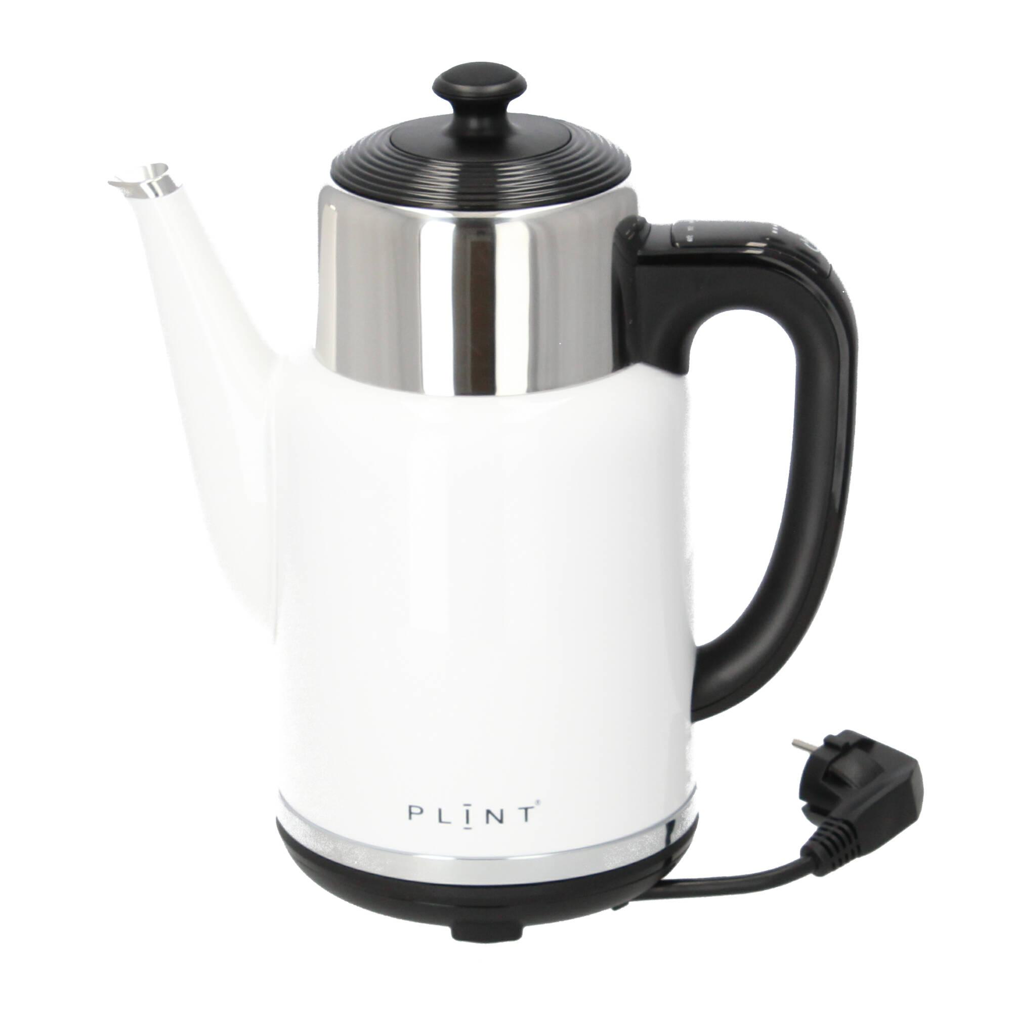Plint Wasserkocher Warmhaltefunktion Retro-Design 1,7l weiß