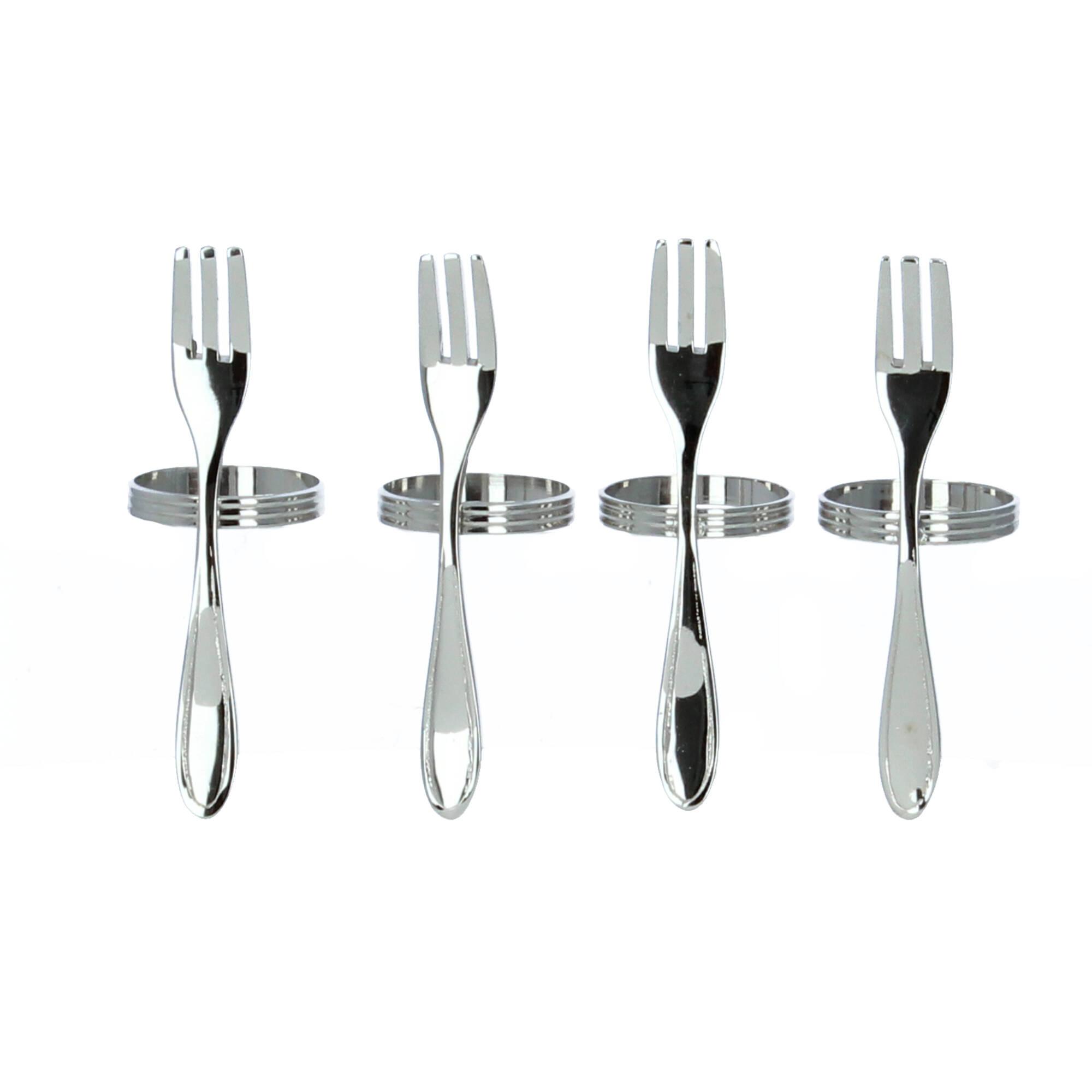 Hoff-Interieur Serviettenringe Gabeln 4er Set Hoff-Interieur Serviettenringe Gabeln 4er Set