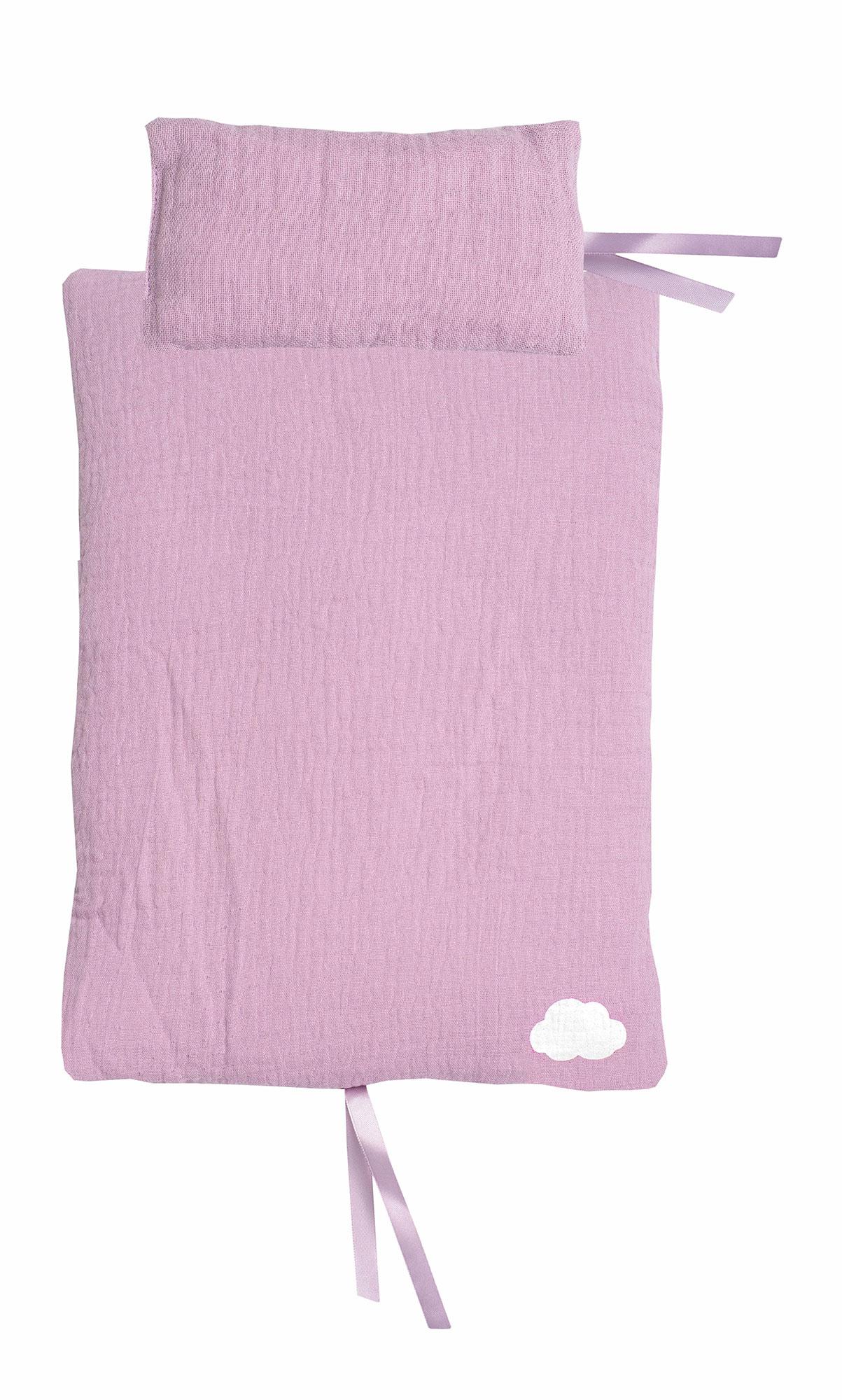 JaBaDaBaDo Puppenbettwäsche-Set rosa
