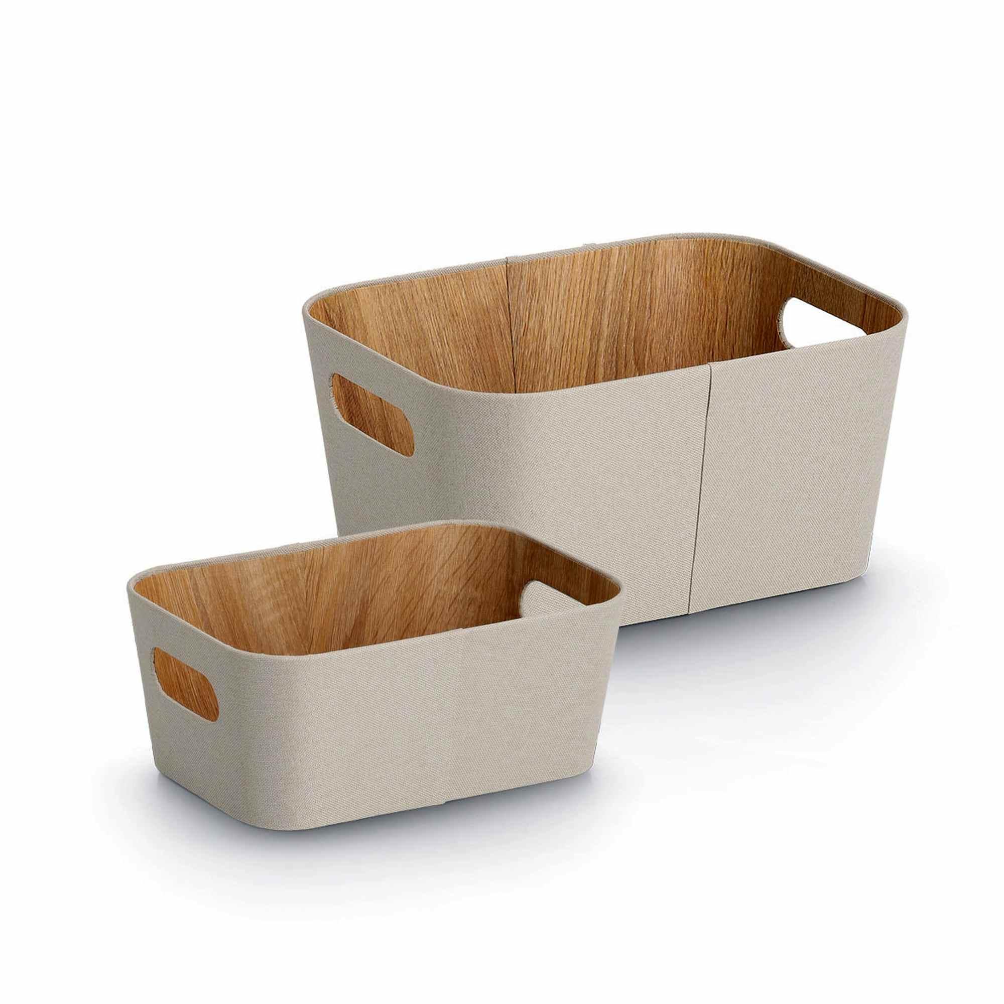 Zeller Aufbewahrungsbox beige (klein) 26x18x11cm 14516