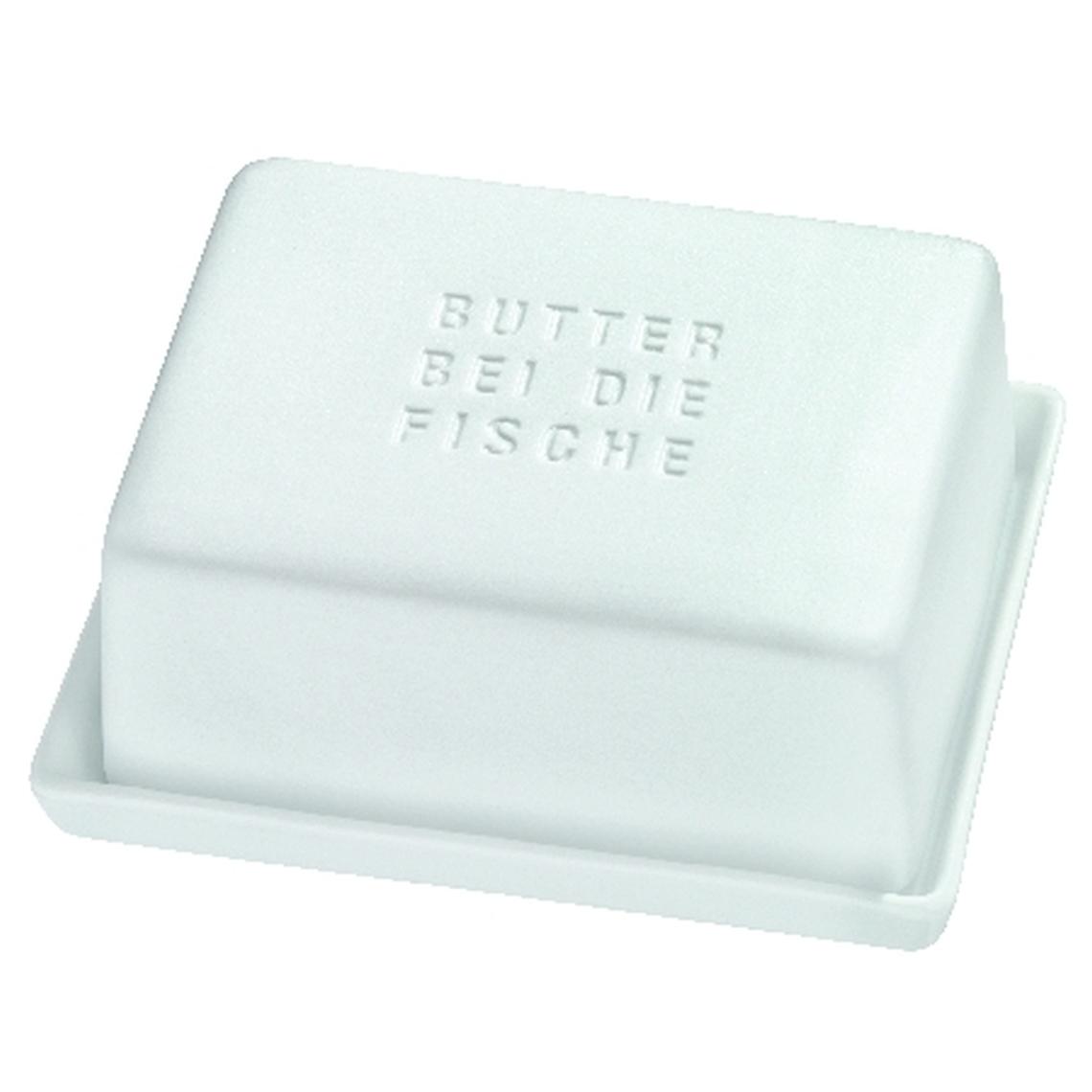 räder Breakfast Butterdose Butter bei die Fische Porzellan 13,5x10,5 cm