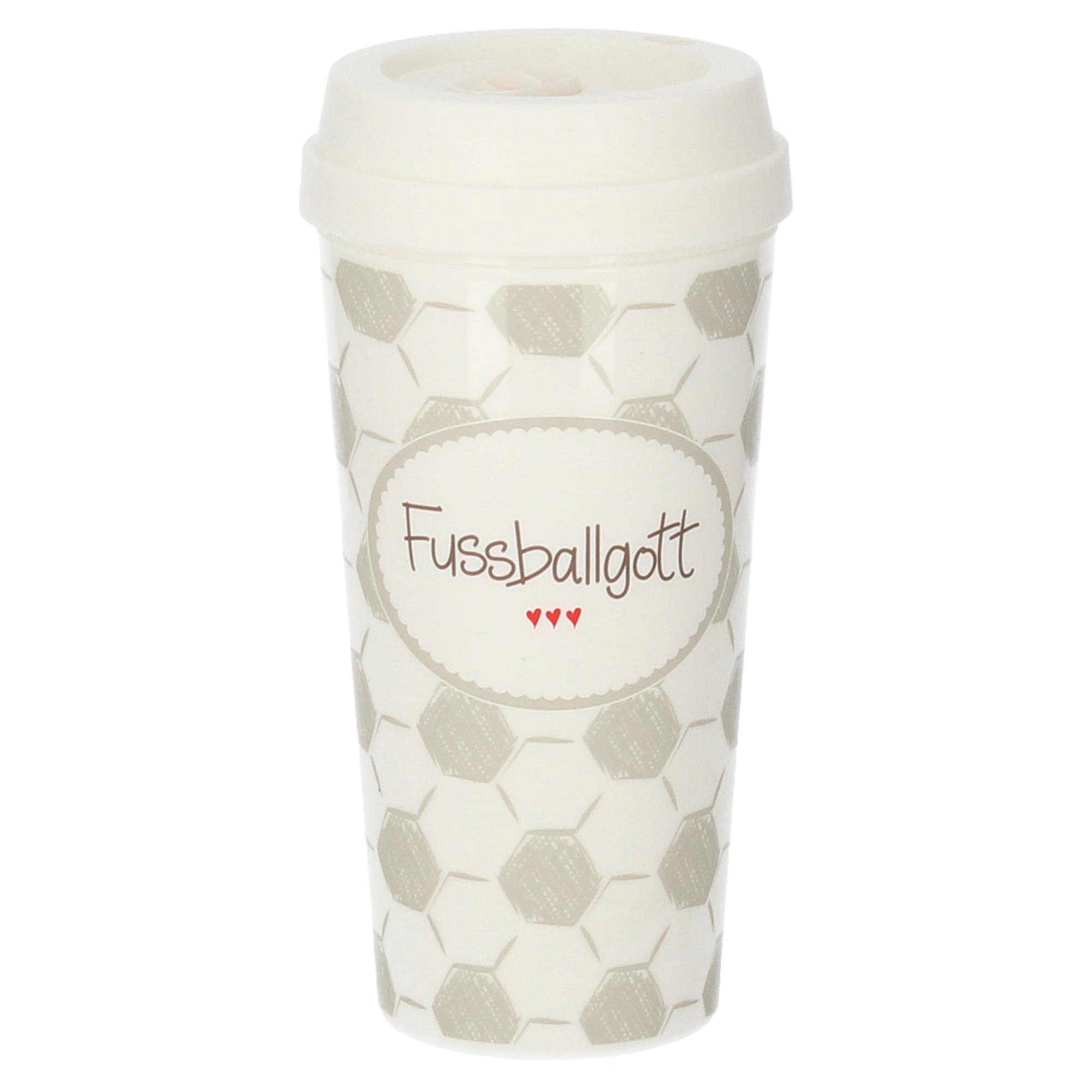 Mea Living Coffee To Go Becher Kunststoff Fussballgott