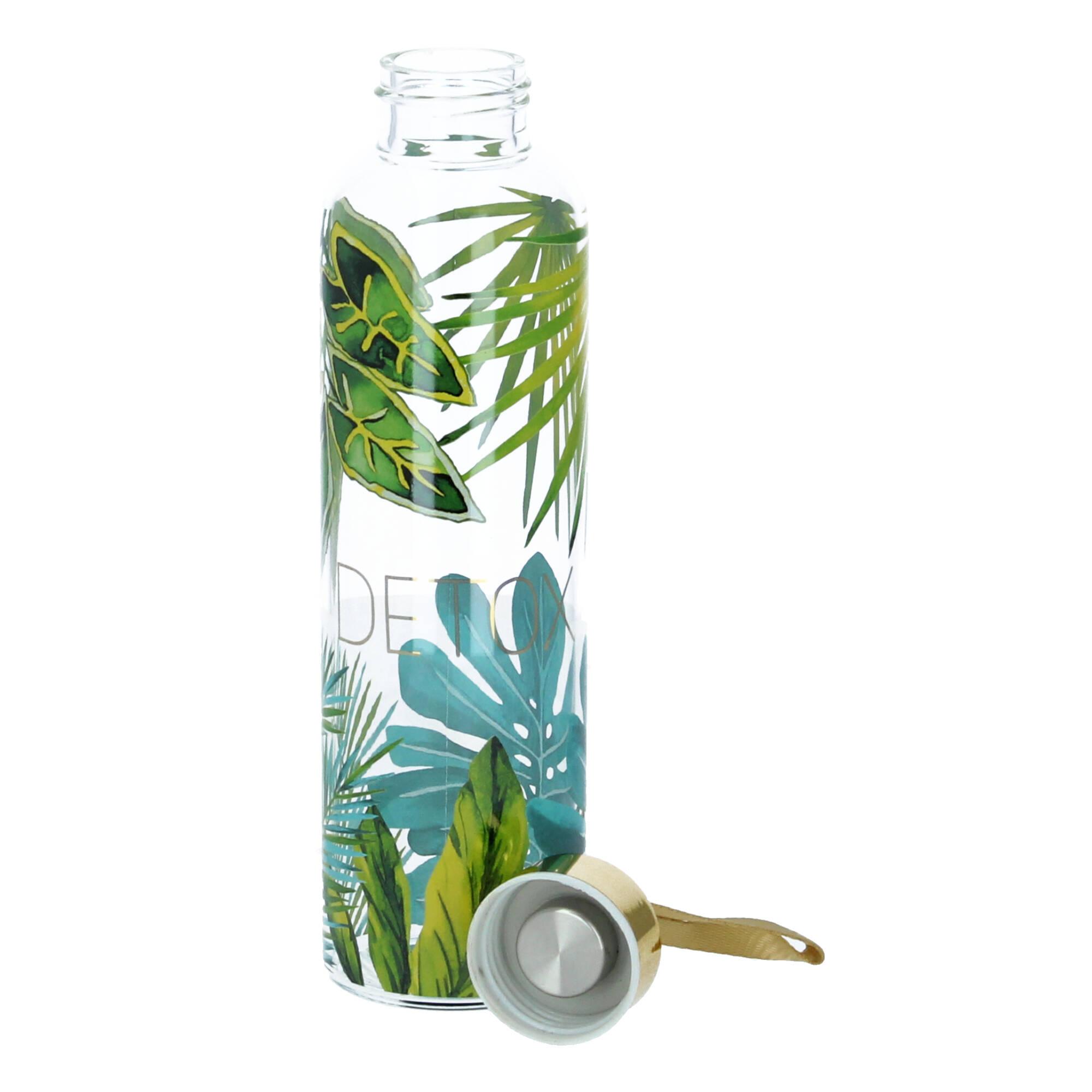PPD Trinkflasche Glasflasche jungle real gold 550 ml
