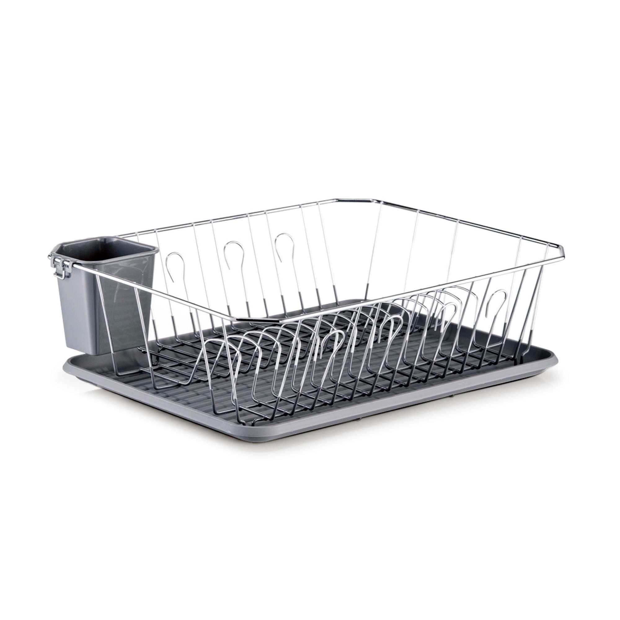 Zeller Geschirrabtropfständer Metall/Kunststoff grau 27268 Zeller Geschirrabtropfständer Metall/Kunststoff grau 27268