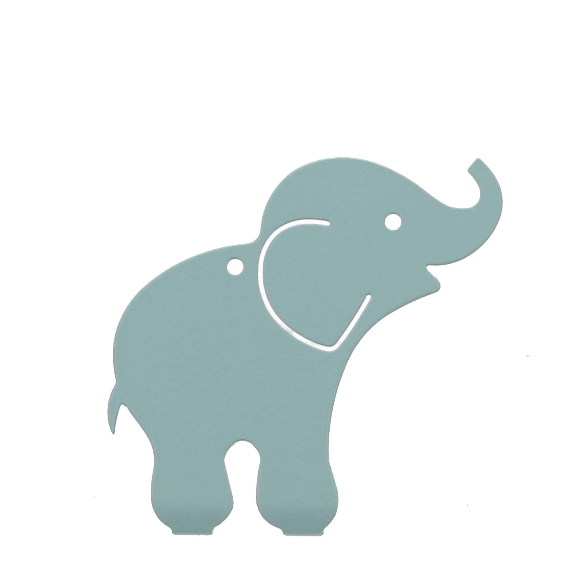 BamBam Wandhaken Elefant türkis
