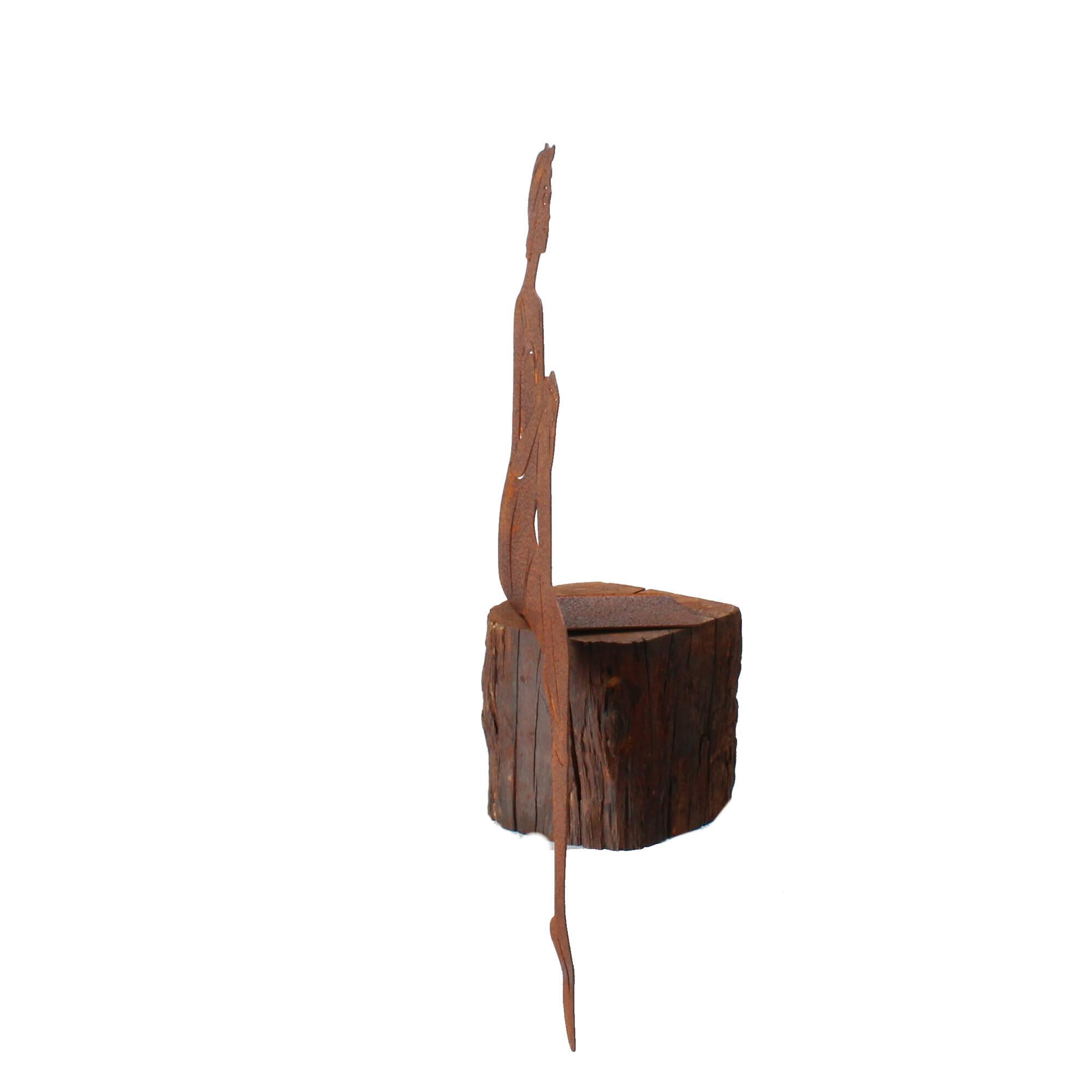 Lünemann Gartendeko Dame Badeanzug Edelrost 60cm Lünemann Gartendeko Dame Badeanzug Edelrost 60cm