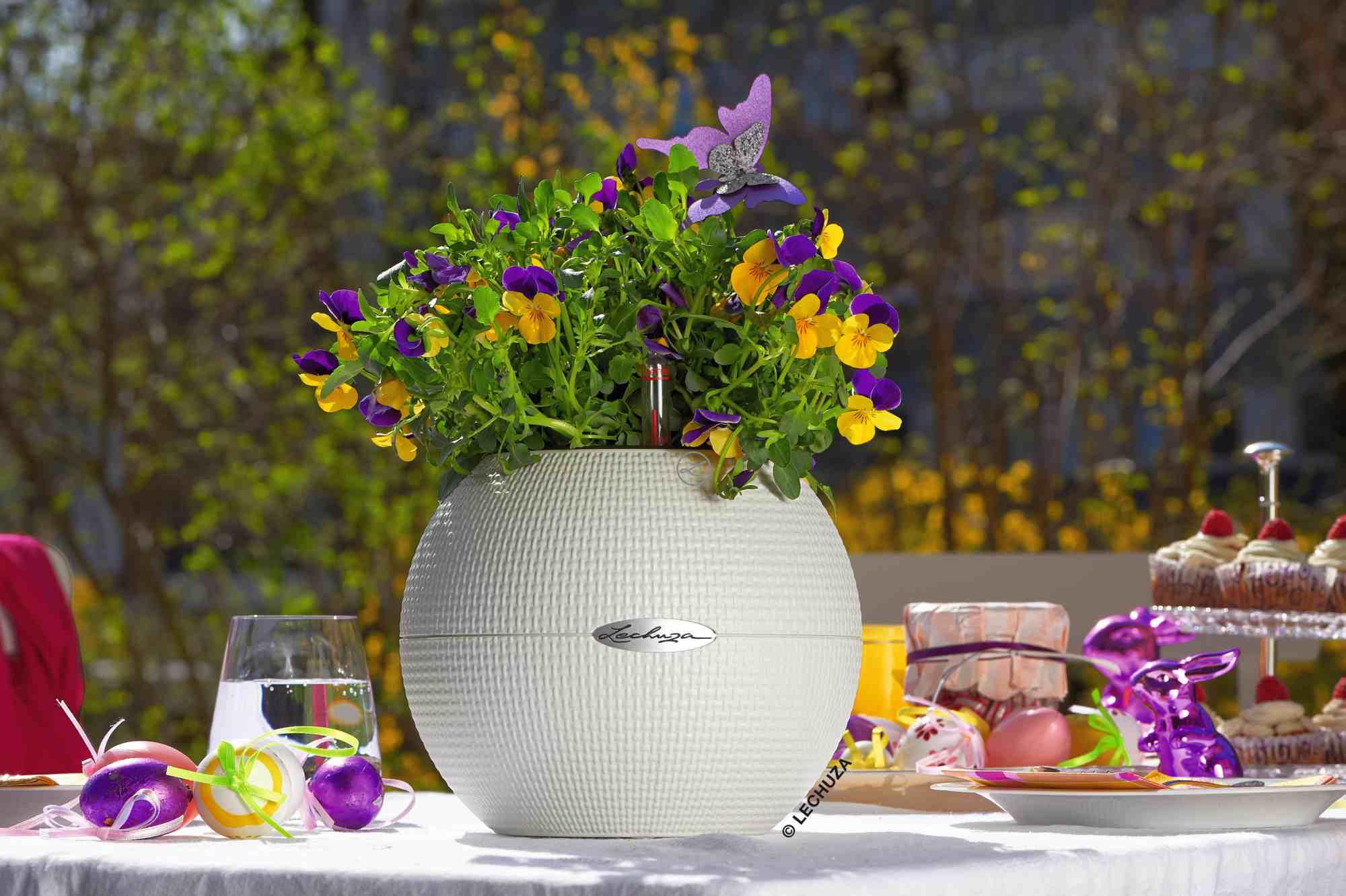 Lechuza Blumentopf klein PURO Color 20 Weiß rund 13360 Lechuza Blumentopf klein PURO Color 20 Weiß rund 13360