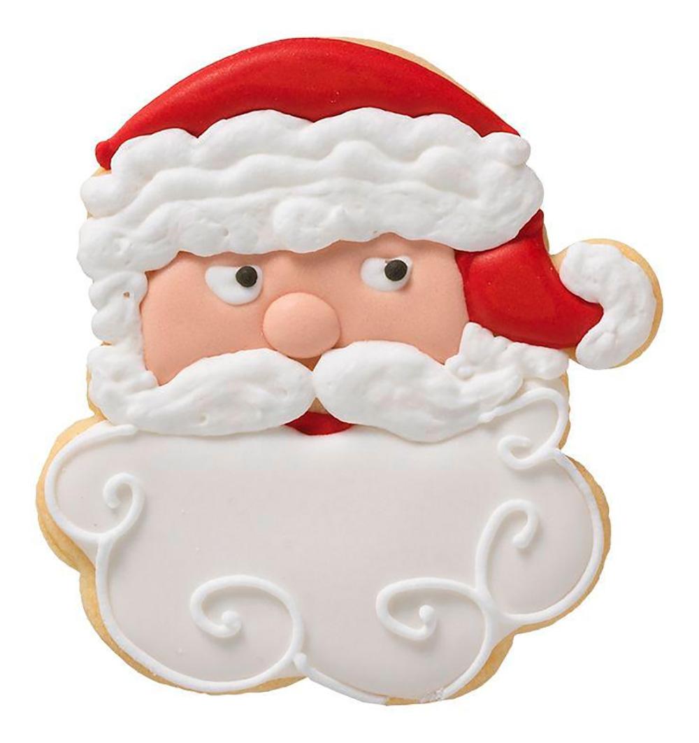 Birkmann Präge-Ausstechform Edelstahl Weihnachtsmann Gesicht 10cm Birkmann Präge-Ausstechform Edelstahl Weihnachtsmann Gesicht 10cm