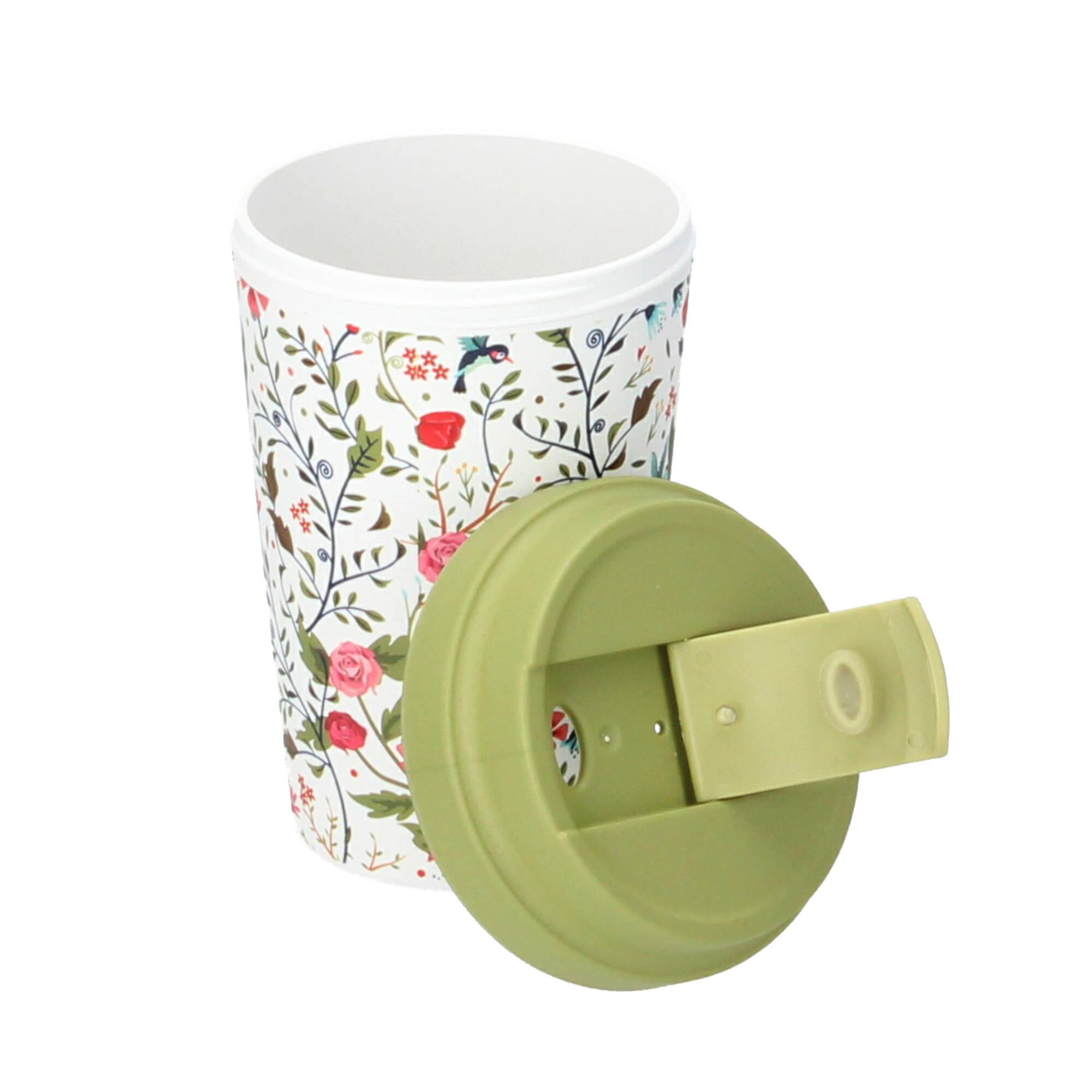 chic.mic bioloco plant easy cup Coffee to Go Becher Flowers & Birds