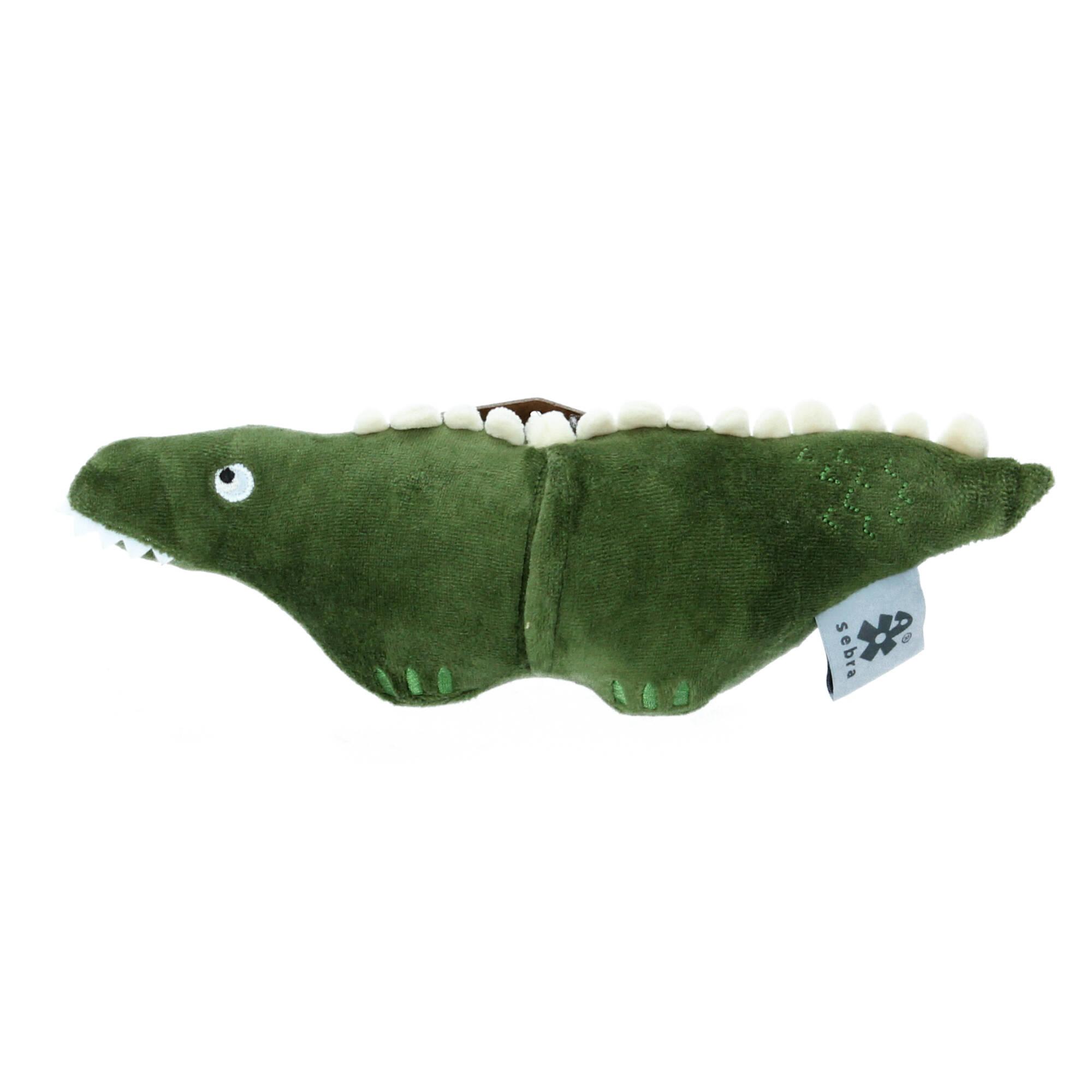 Sebra Baby Activity Spielzeug Ali der Alligator moss green