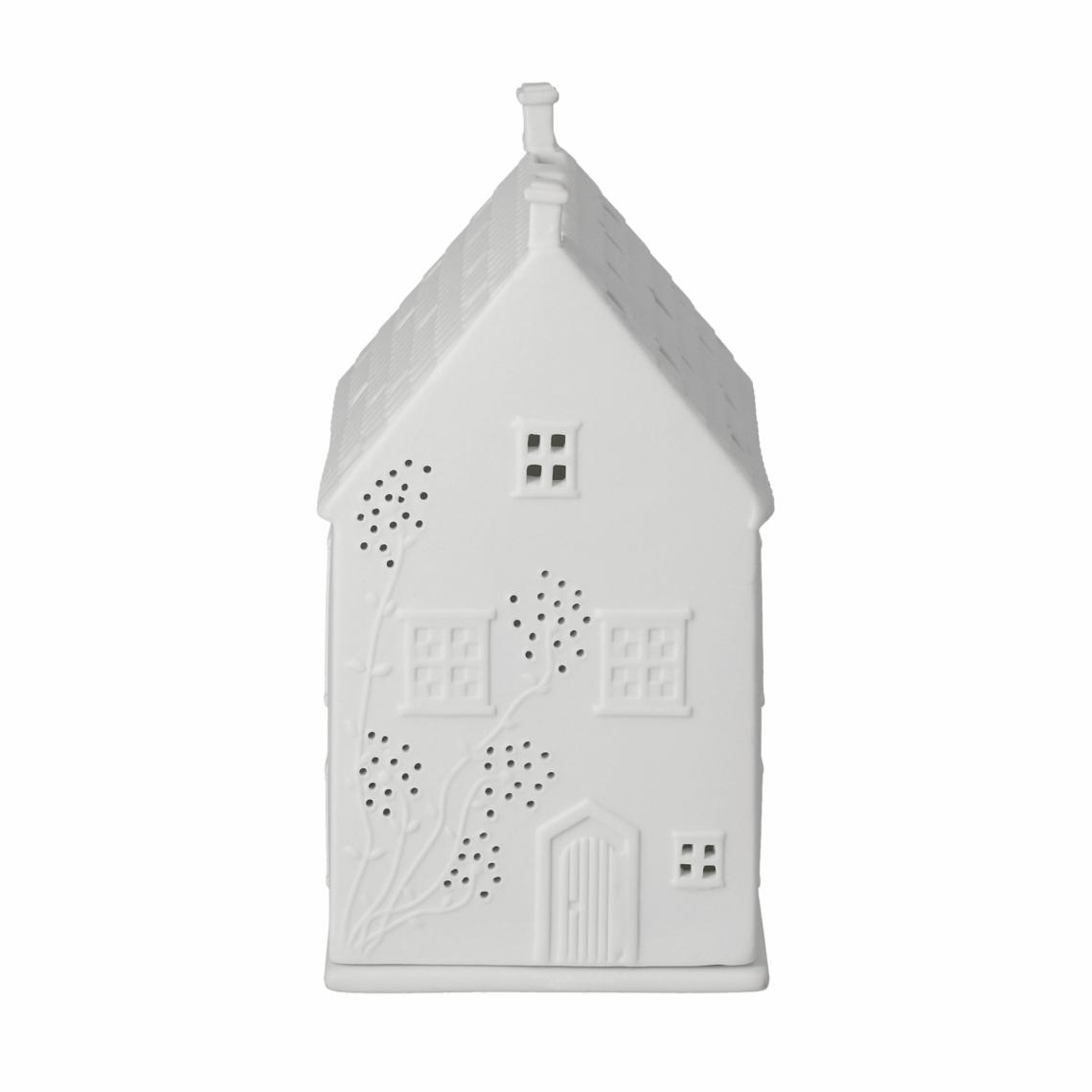 räder Lichthaus Cottage Landhäuschen Ranken Teelichthalter weiß 0018213