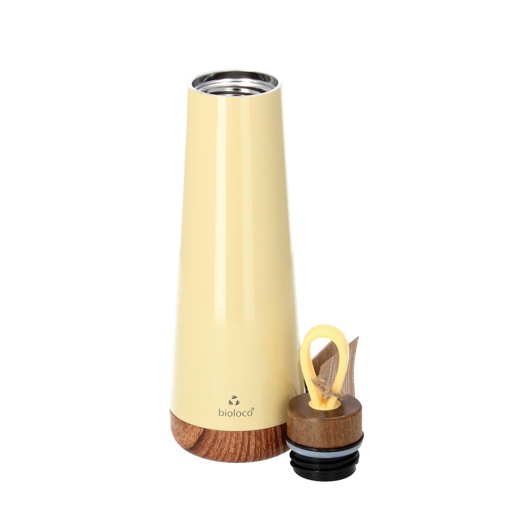 chic.mic bioloco loop Isolierflasche Thermosflasche pastellgelb