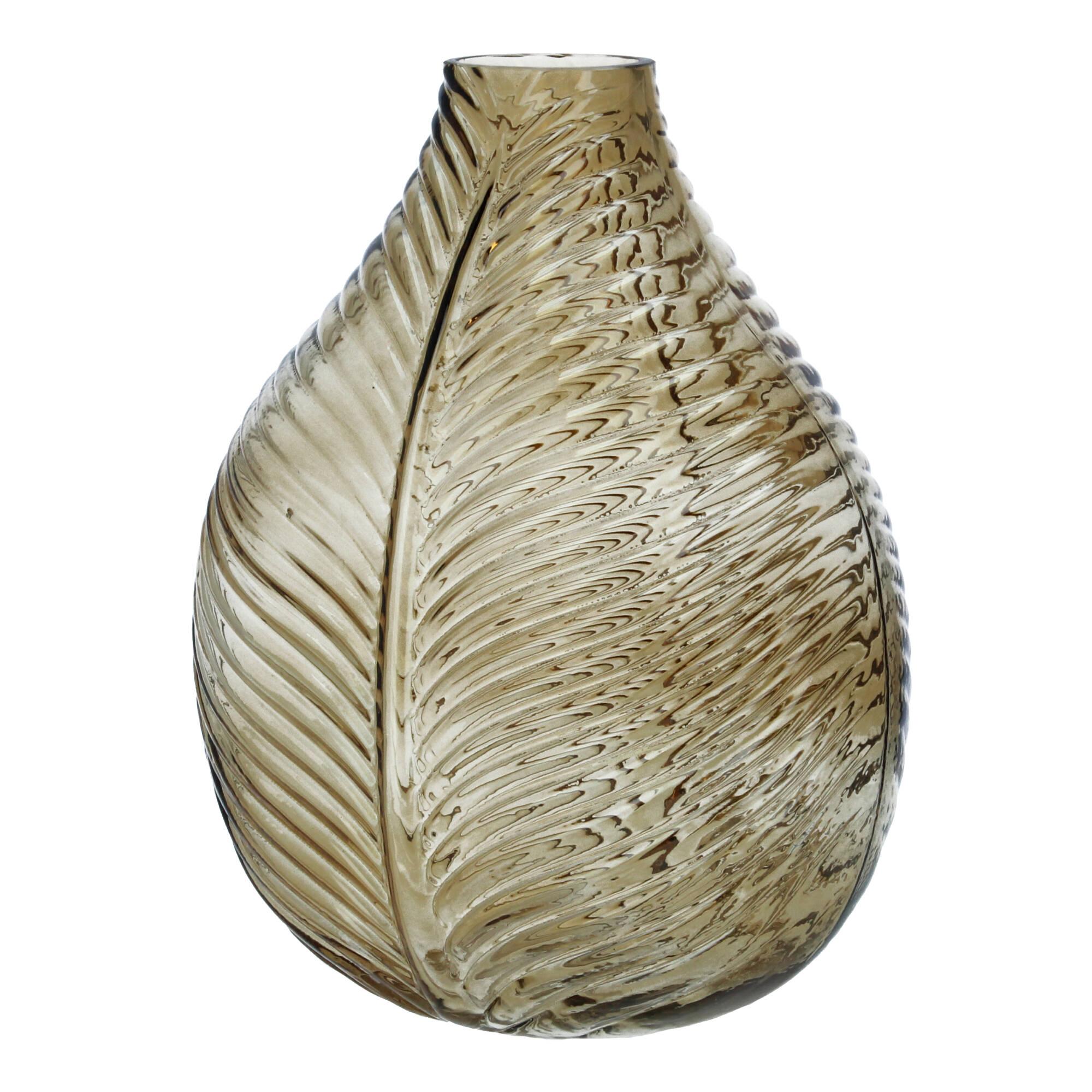 Bloomingville Vase 36cm Glas braun