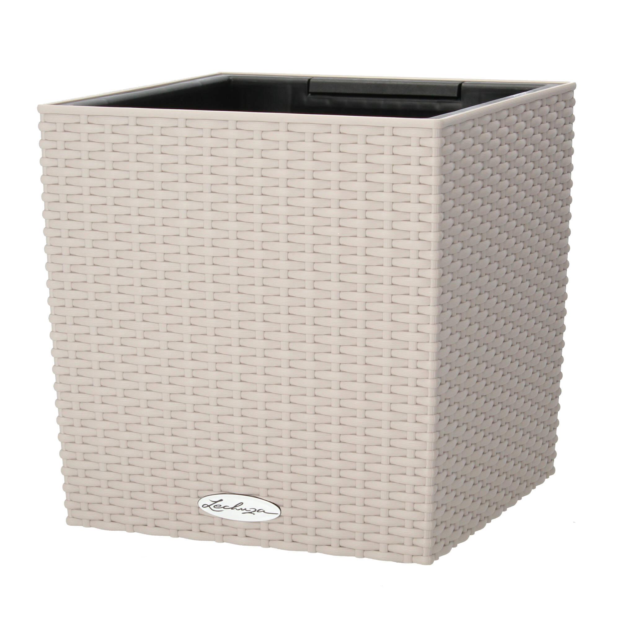 Lechuza Blumentopf groß Cube Cottage 30 sandbraun Lechuza Blumentopf groß Cube Cottage 30 sandbraun