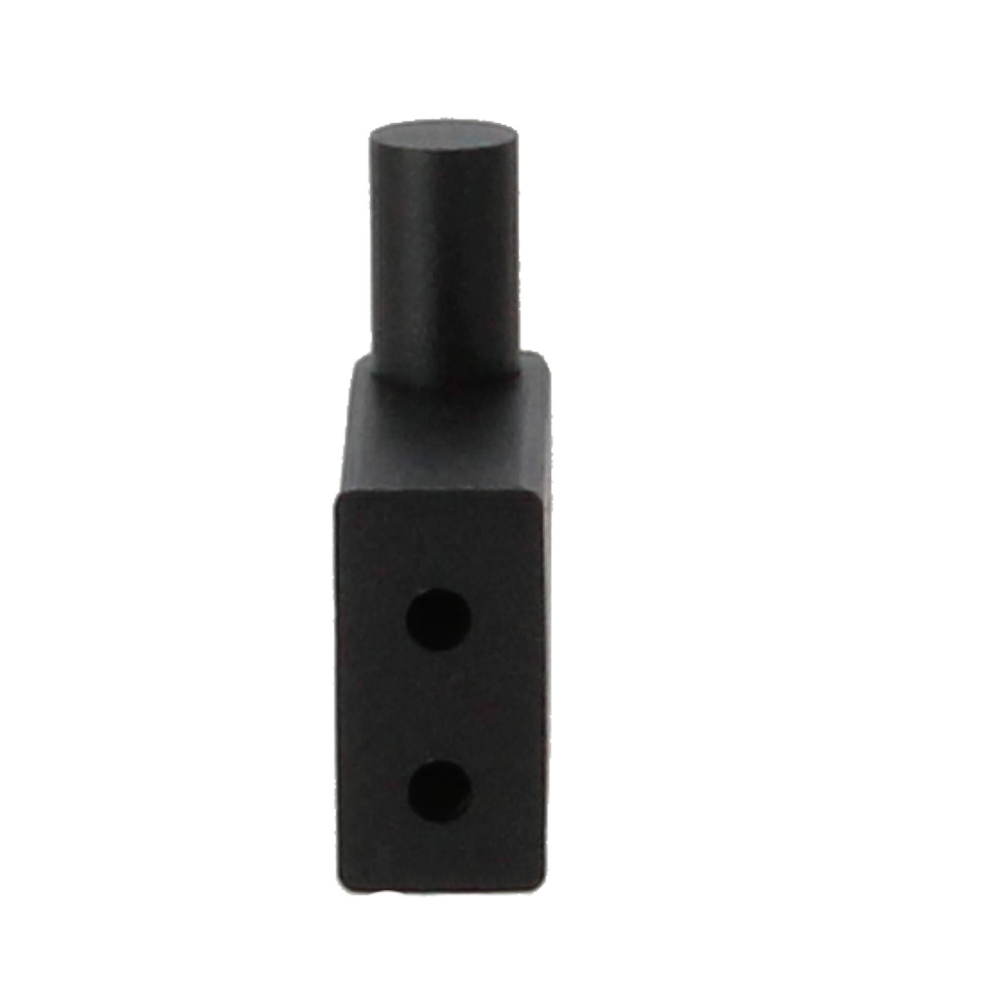 Zack Linea Handtuchhaken 4,8cm Edelstahl schwarz Zack Linea Handtuchhaken 4,8cm Edelstahl schwarz