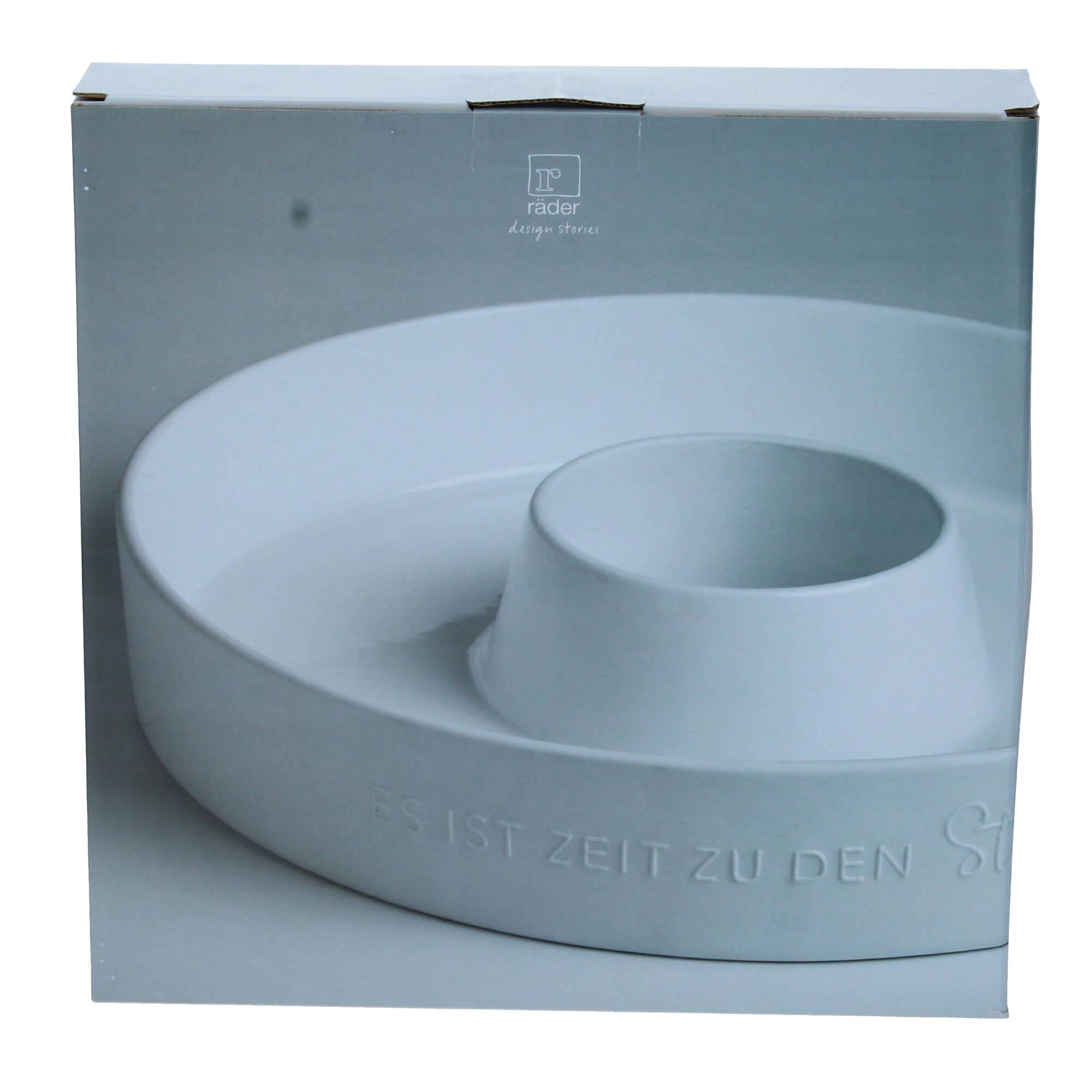 Räder Living Porzellankranz Nimm dir Zeit 32 cm weiß