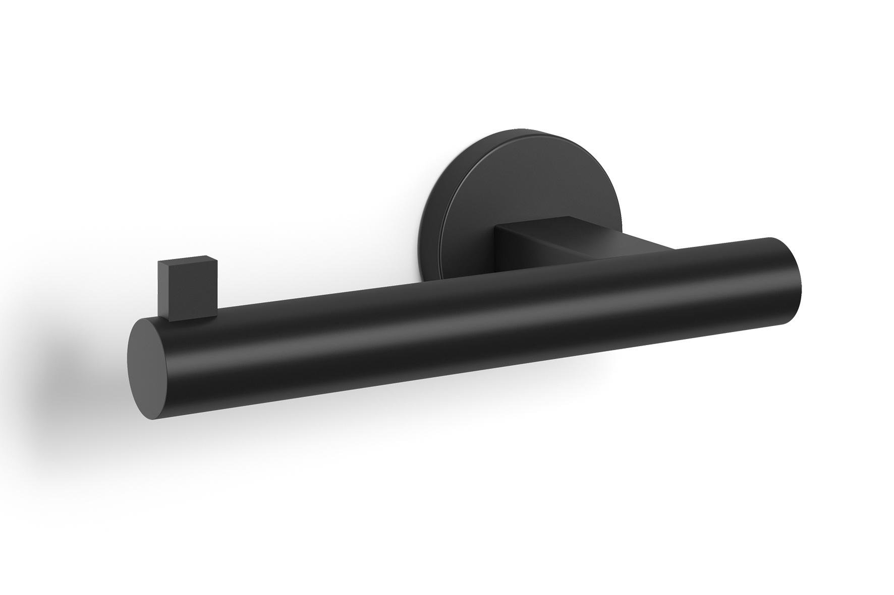 Zack SCALA Toilettenpapierhalter Edelstahl pulverbeschichtet schwarz 40850