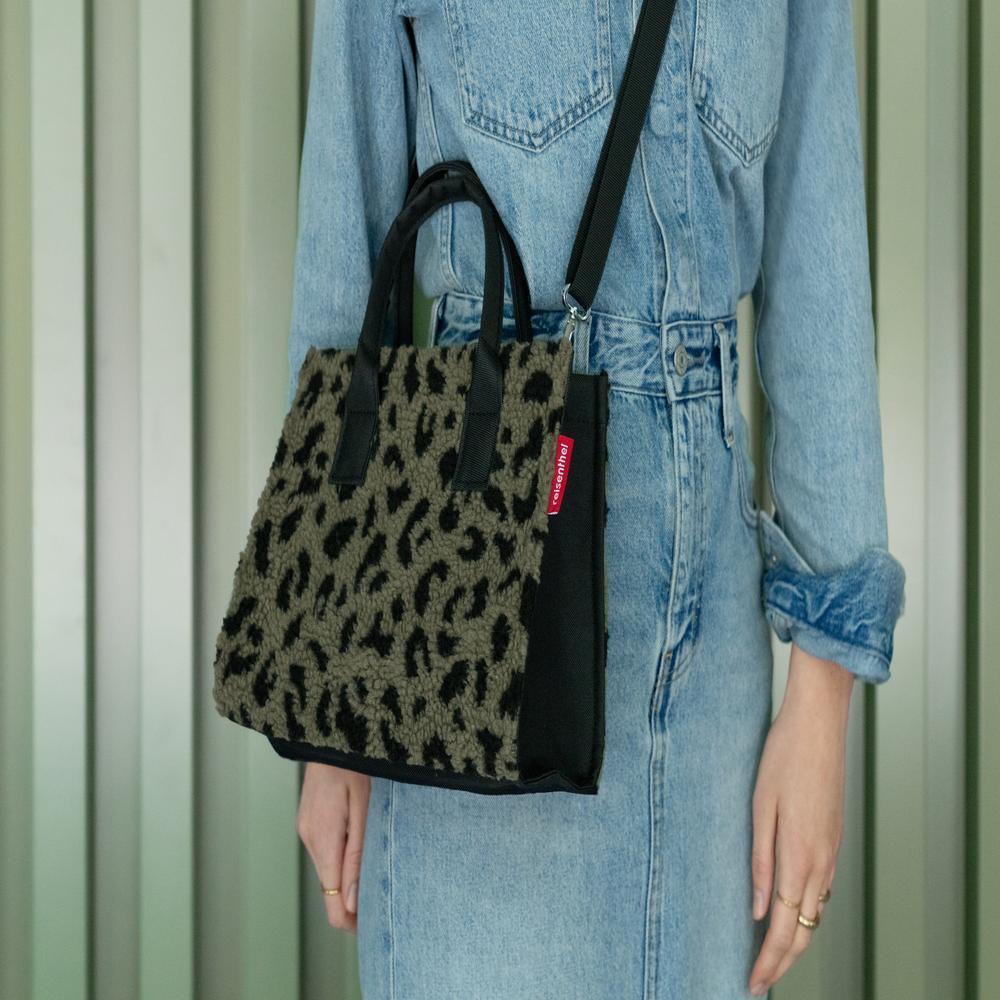reisenthel Handtasche daily shopper XS teddy Leo Olive GN5055 reisenthel Handtasche daily shopper XS teddy Leo Olive GN5055